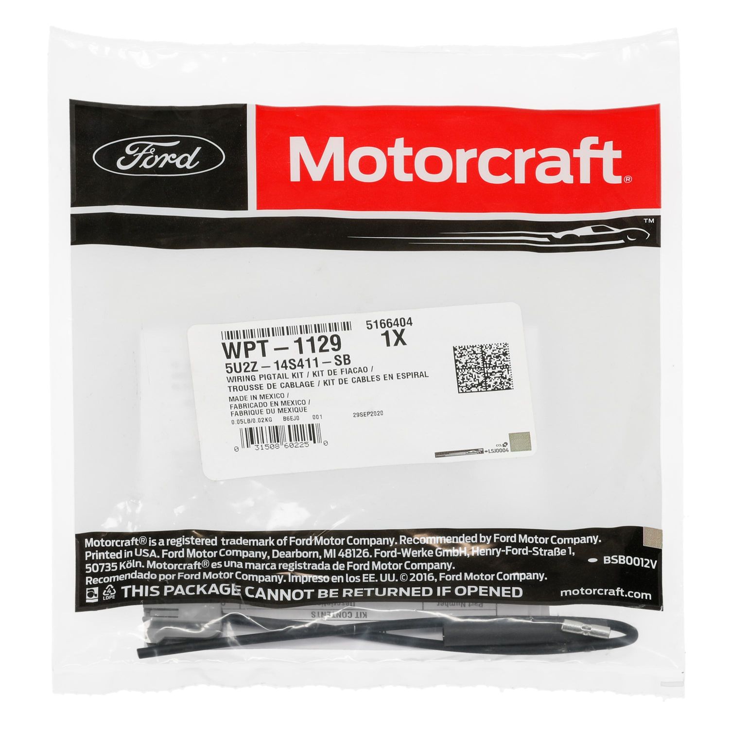 Motorcraft Electrical Wire Connector WPT1129