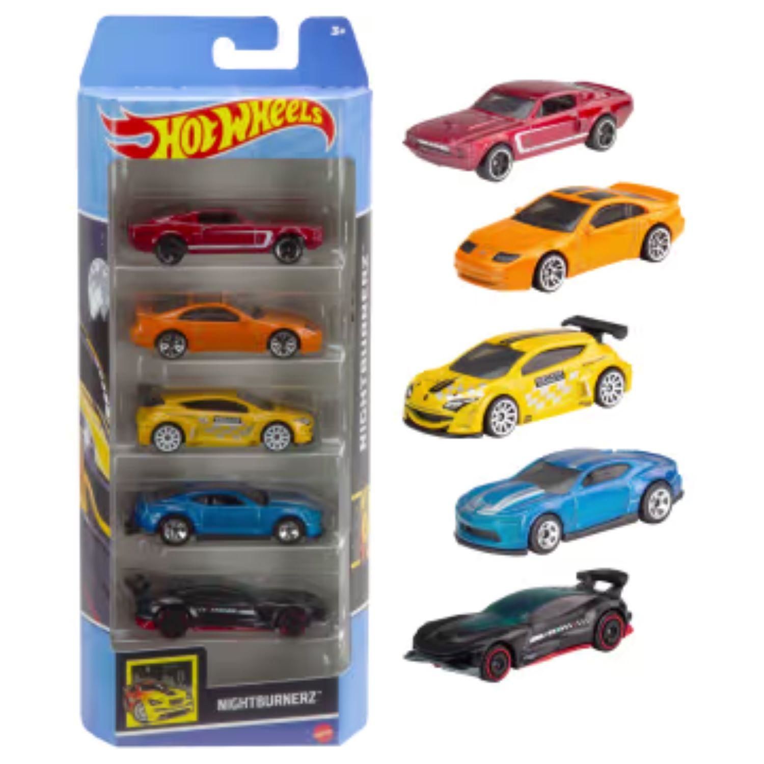 Mattel Assorted Cars 5 Pack