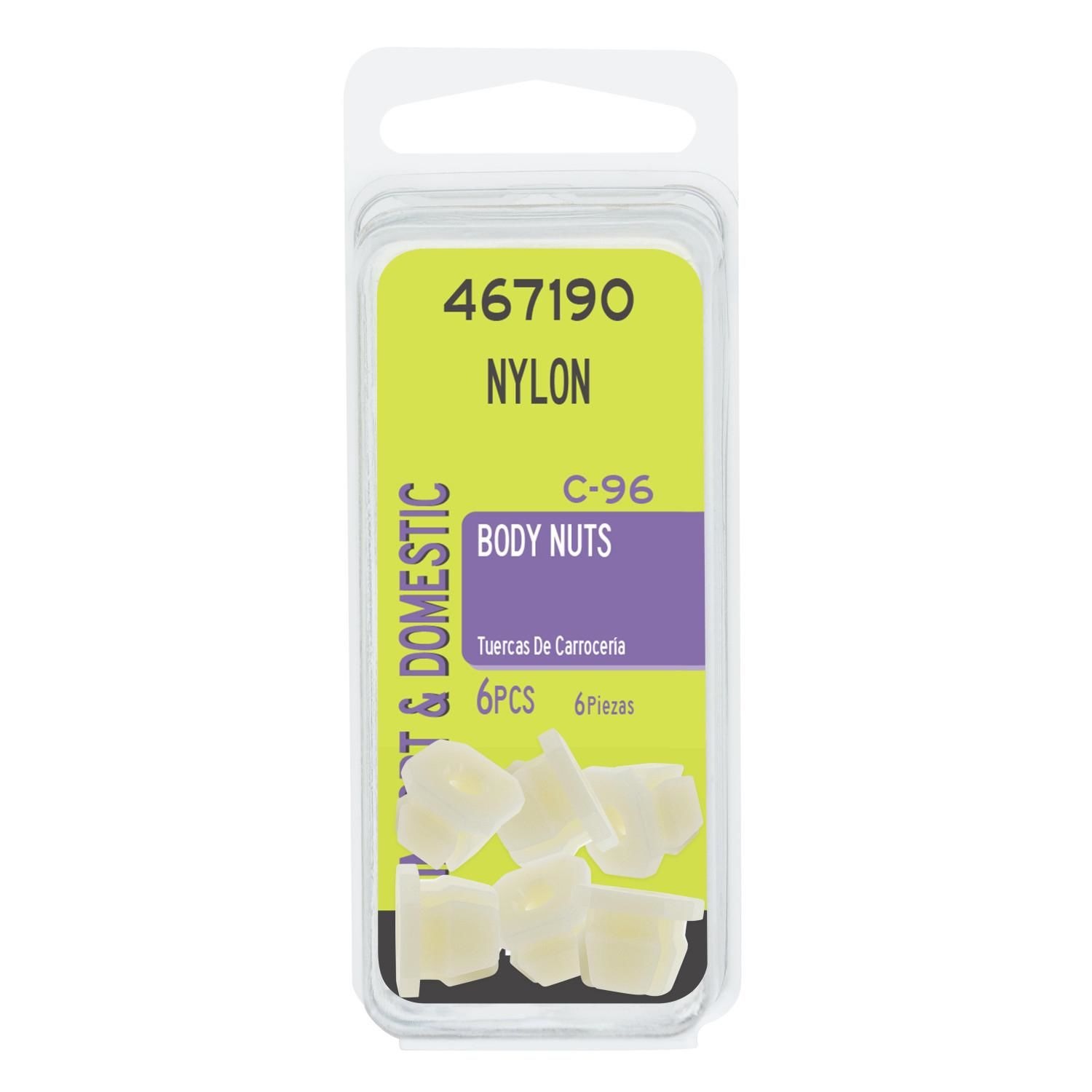 Needa Parts Nylon Body Nut