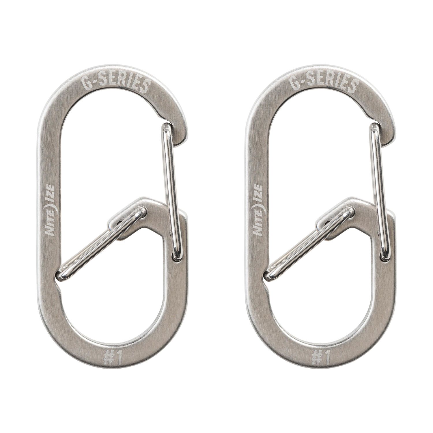 Nite Ize No. 1 Stainless Steel G-Series Dual Carabiner