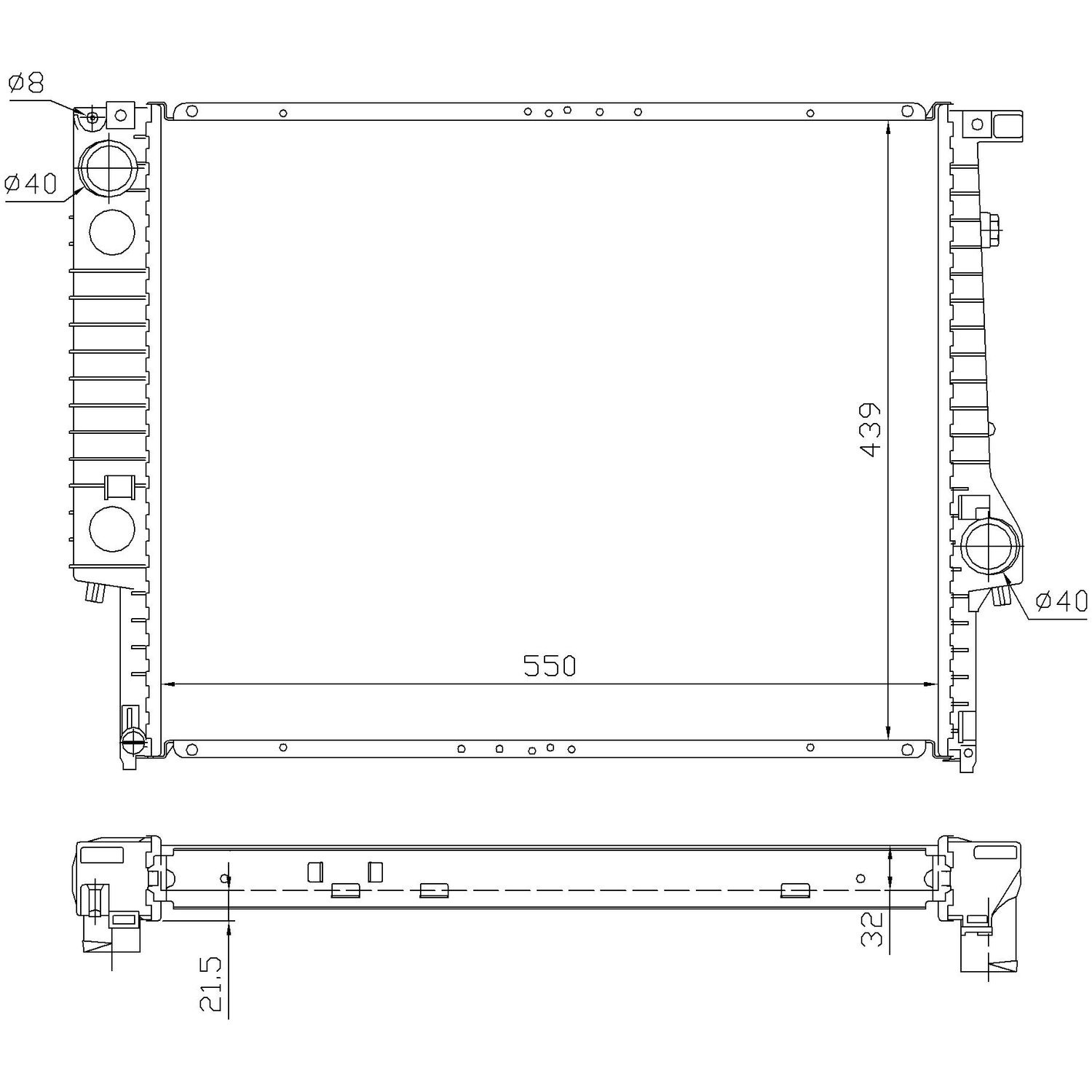 Nissens Radiator 60619A