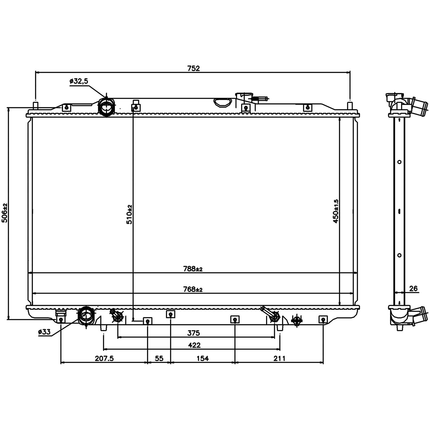 Nissens Radiator 69477