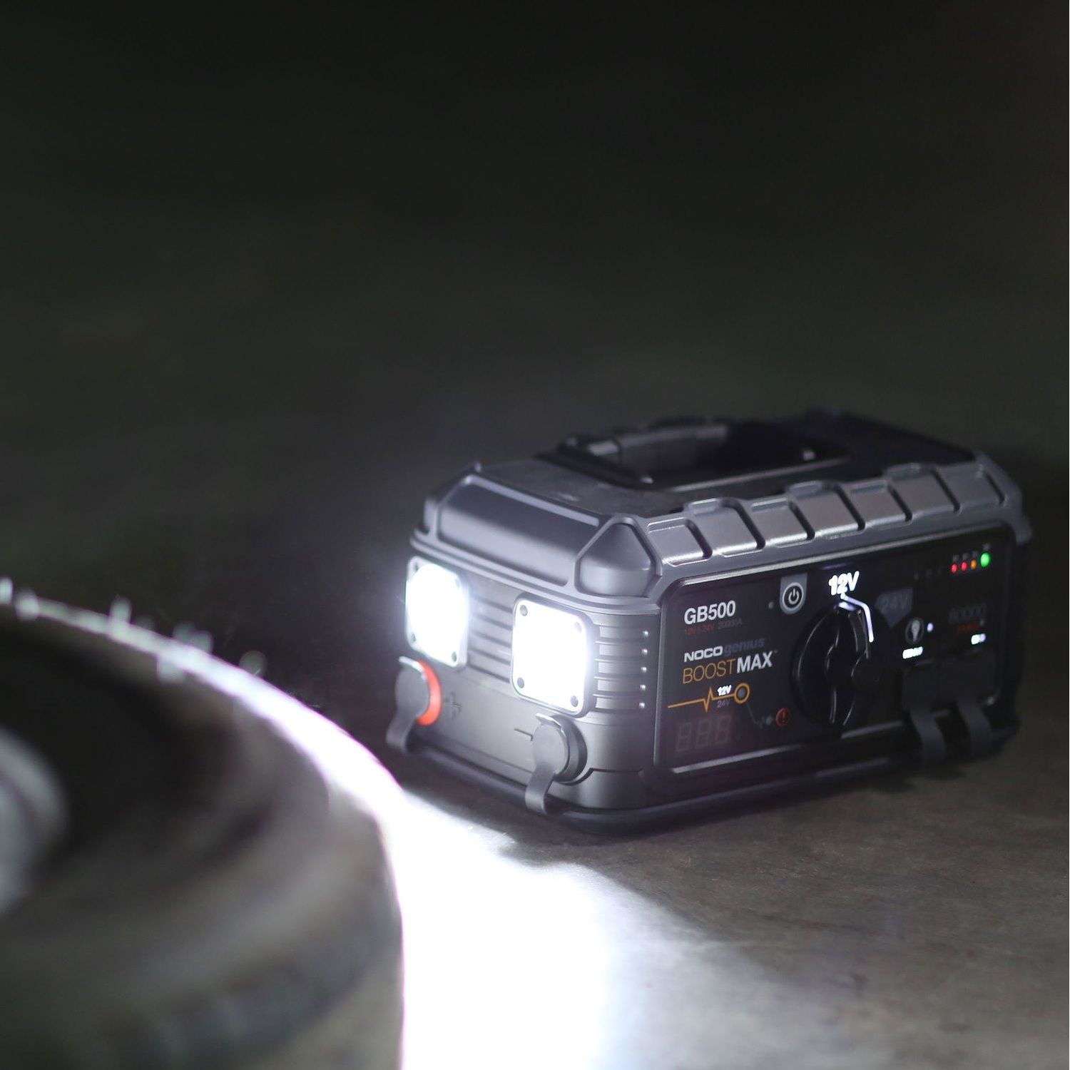 NOCO Boost Max GB500+ 6,250 Amp 12V and 24V Lithium Jump Starter