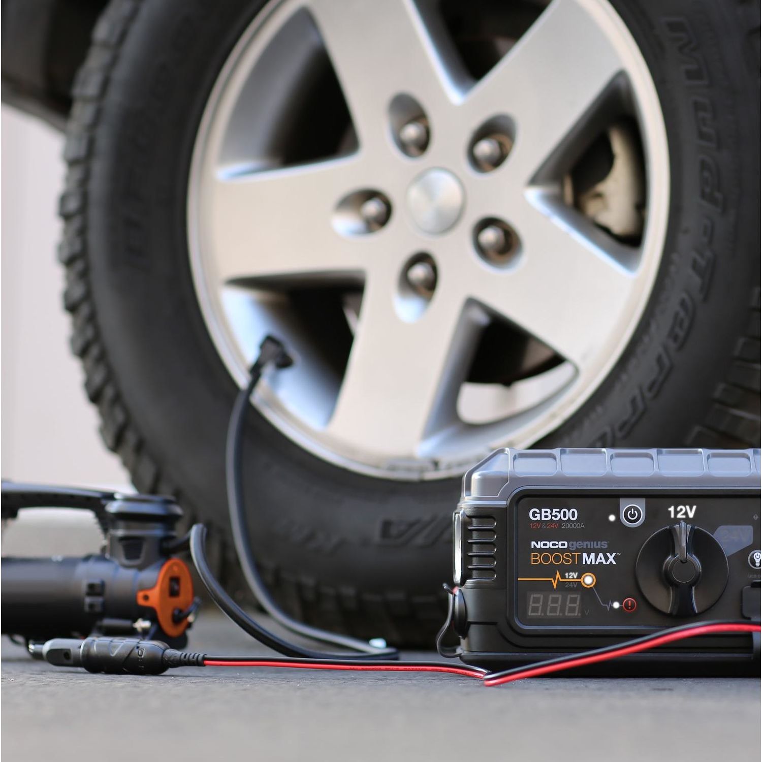 NOCO Boost Max GB500+ 6,250 Amp 12V and 24V Lithium Jump Starter