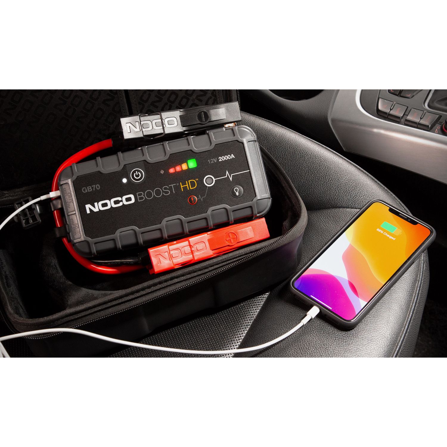 Koop uw Noco Boost Lithium Jump Starter HD GB70 2000A bij SBI