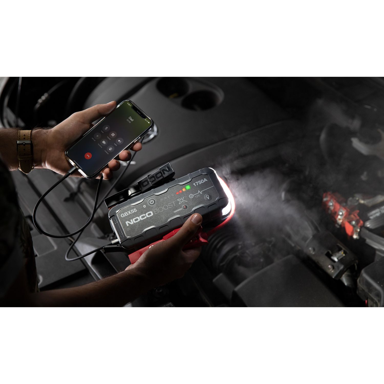 NOCO Portable Jump Starter VS Traditional Jumper Cables - AutoZone