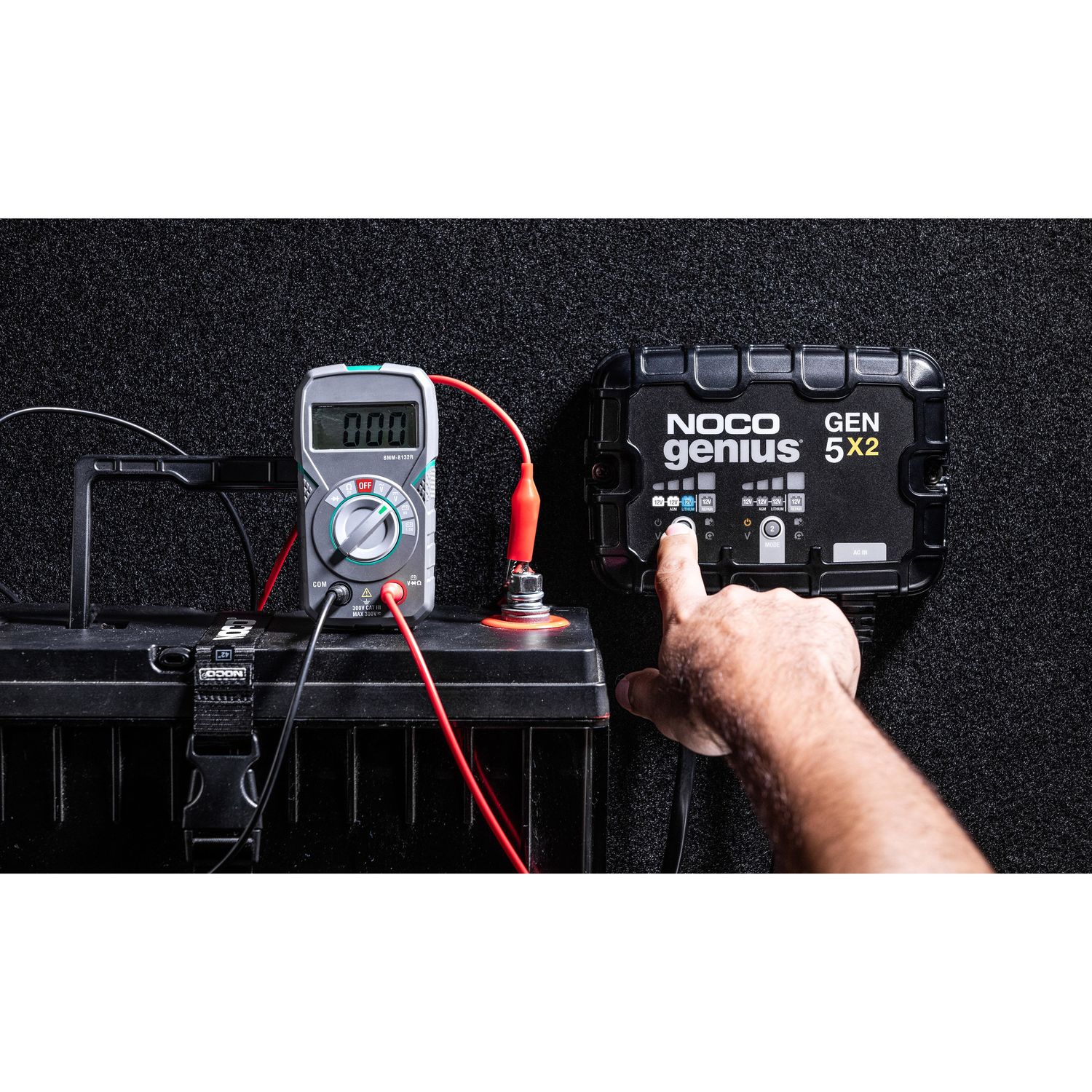 NOCO Genius 10 Amp 12 Volt Battery Charger GEN5X2