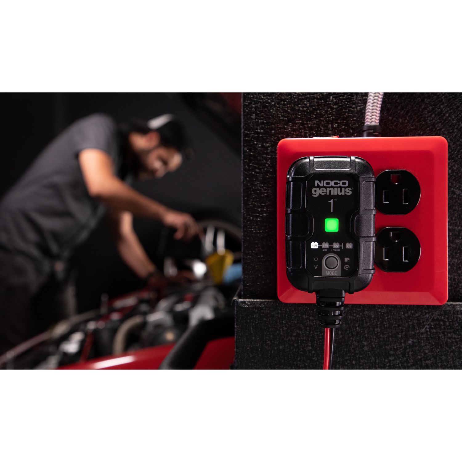 NOCO 1 Amp Battery Charger and Maintainer GENIUS1