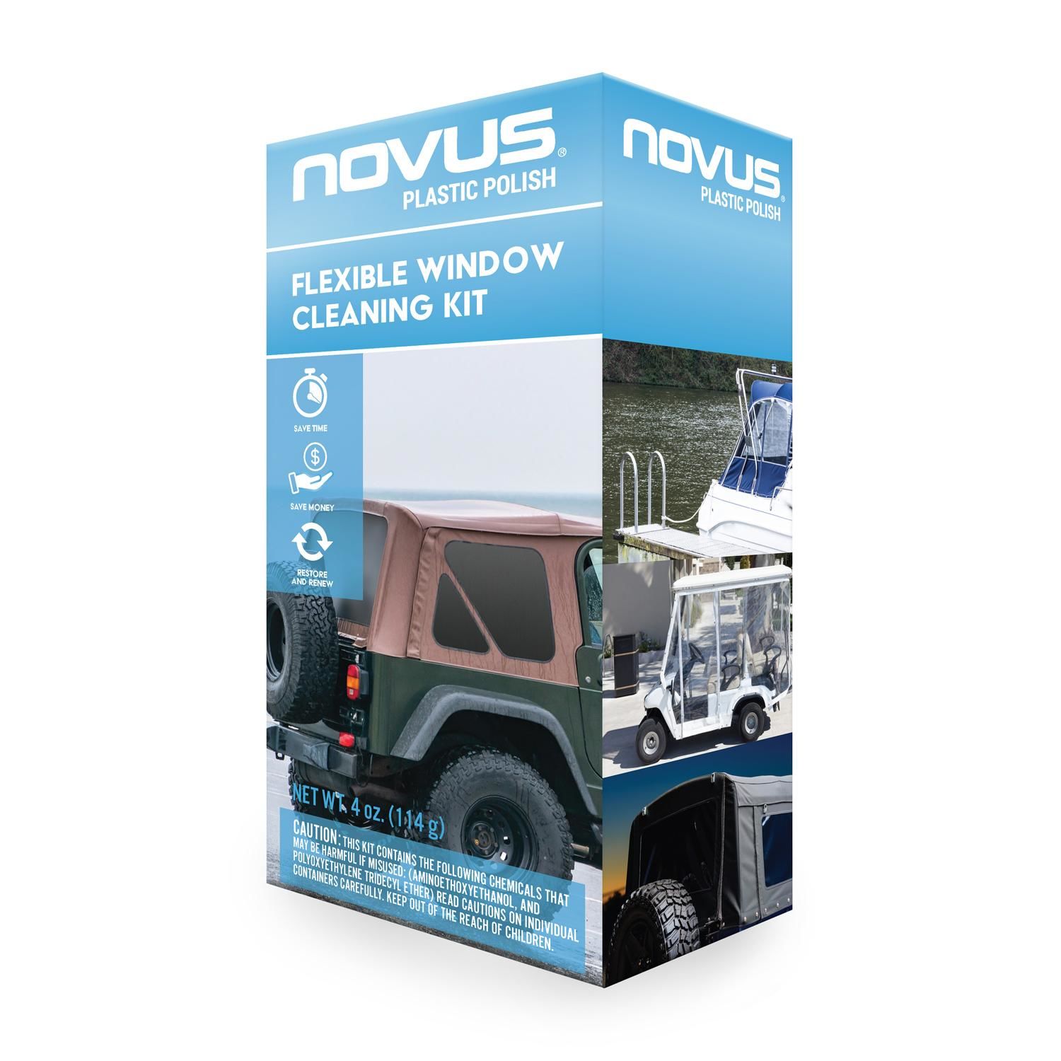 NOVUS Plastic Polish Flexible Window Kit