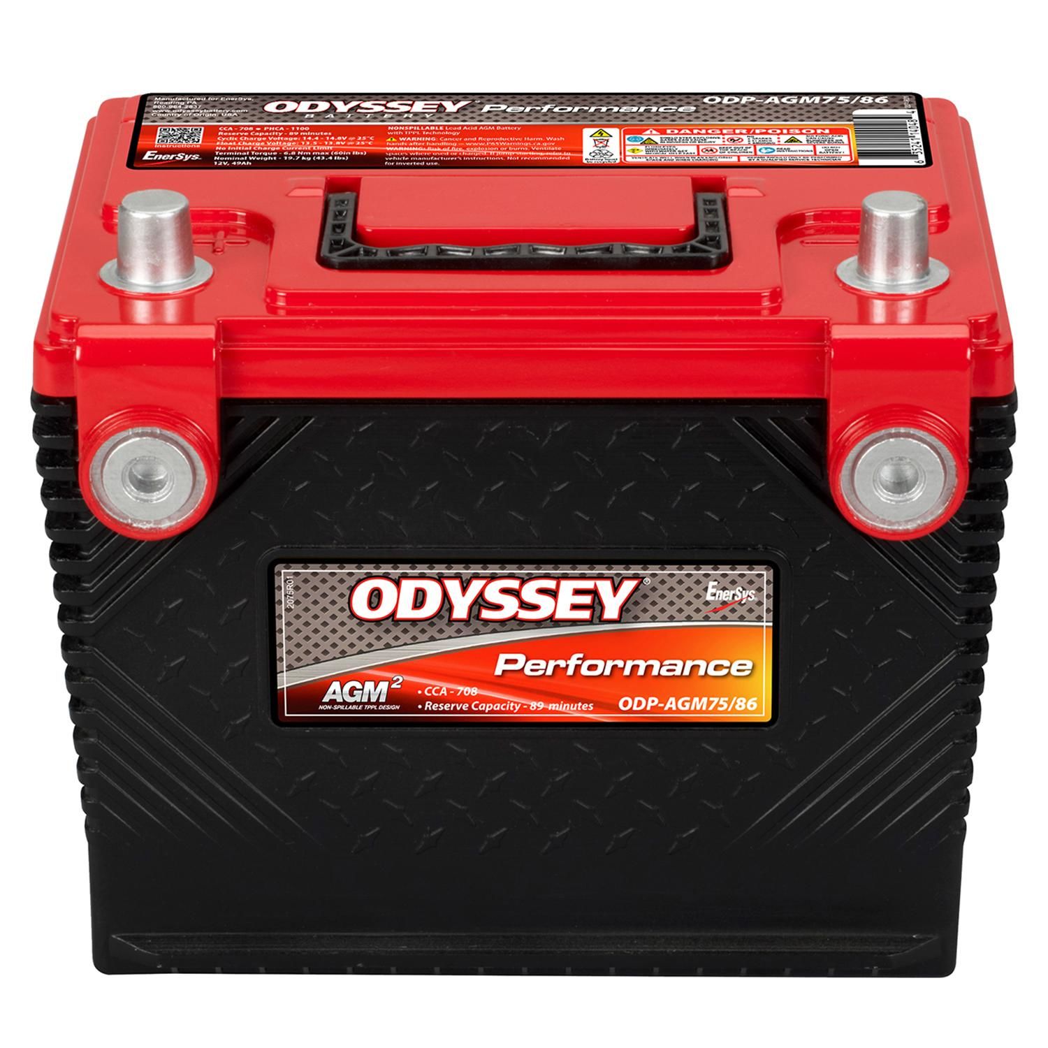 Odyssey Performance Battery BCI Group Size 75 708 CCA ODP-AGM7586