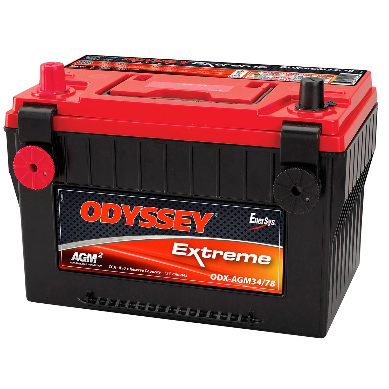 Odyssey Extreme Group Size 34 Absorbed Glass Mat (AGM) Battery ODX