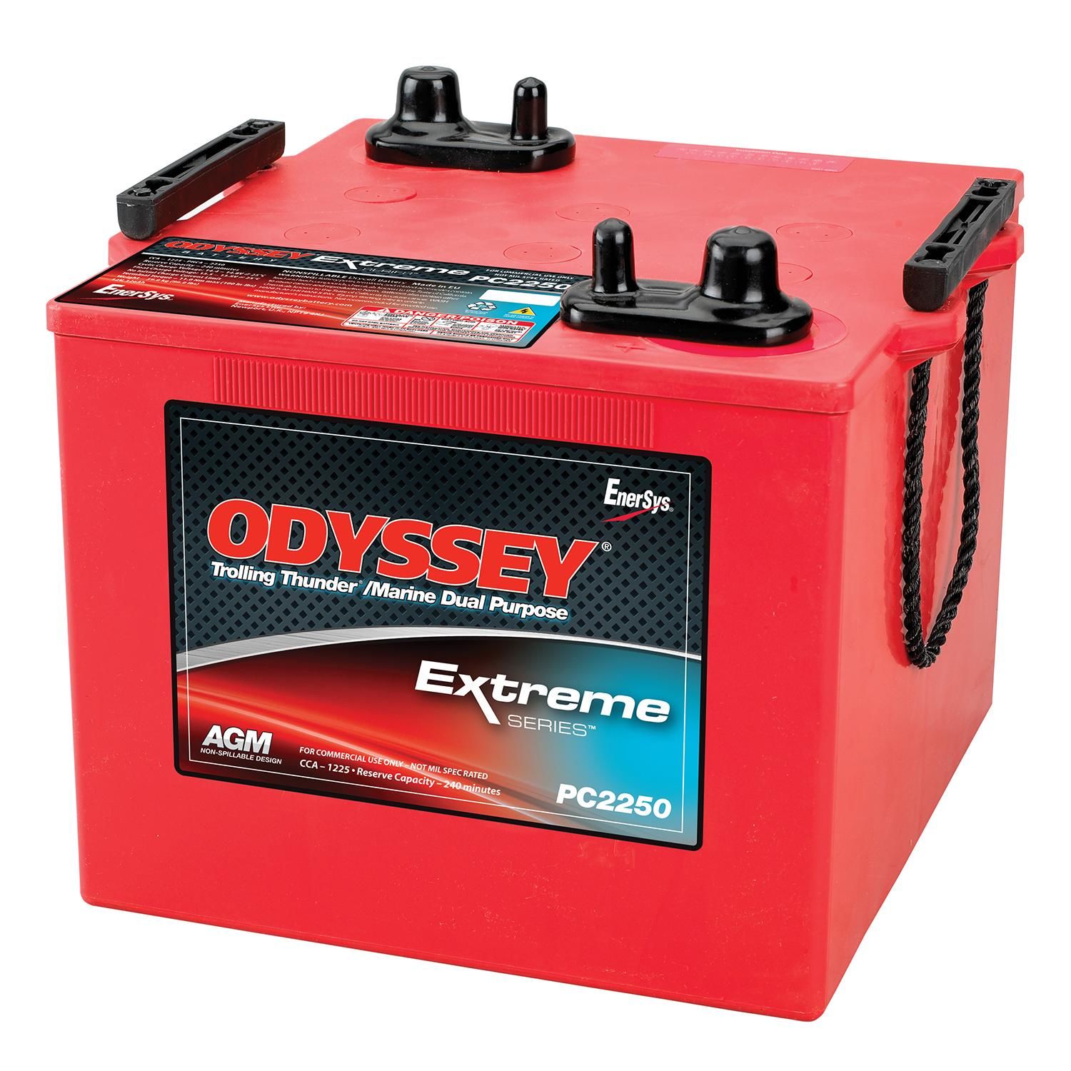 Odyssey Extreme Series PC2250 Group Size 6TL Marine Starting Battery ...