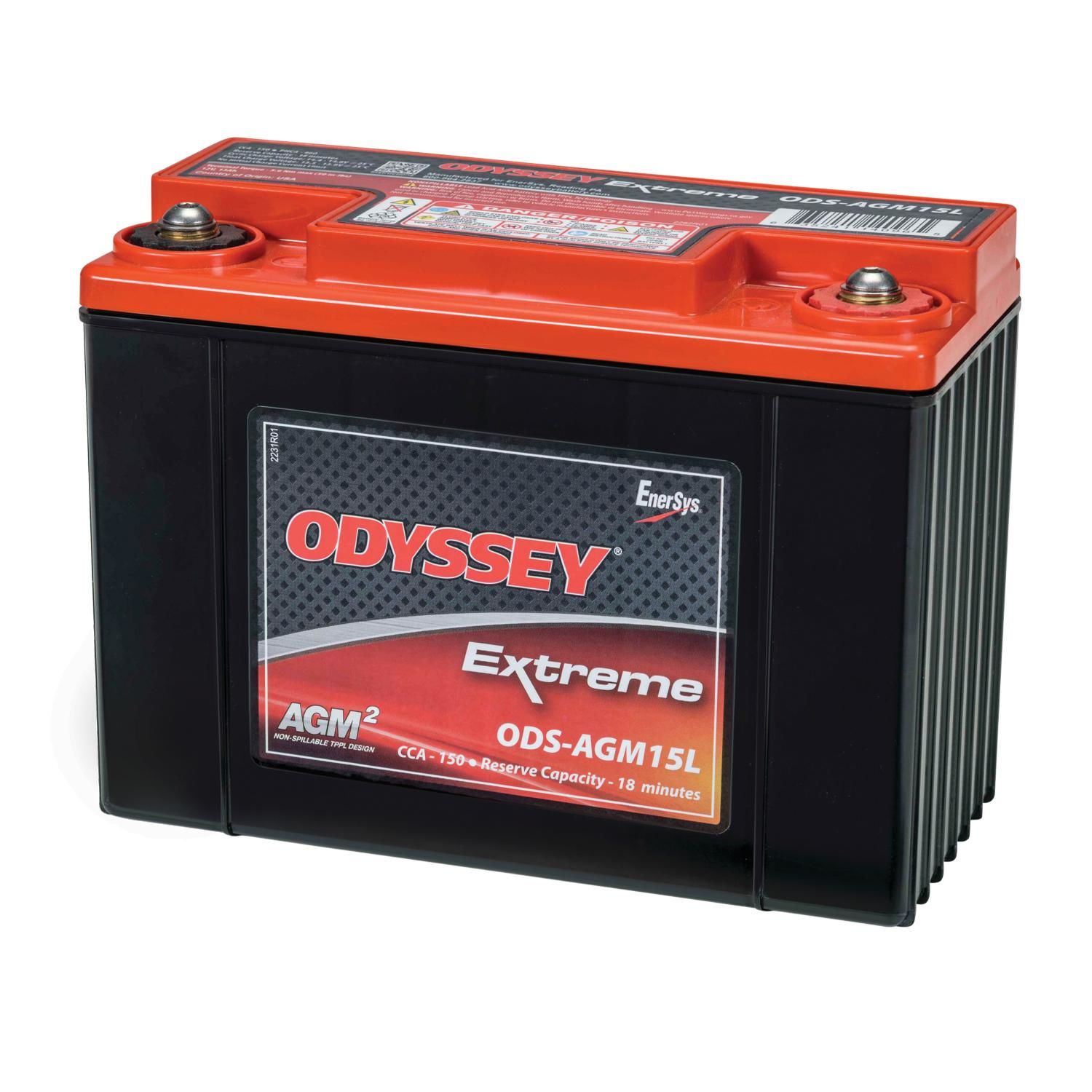 Odyssey Extreme Group Size 1 Powersport Absorbed Glass Mat (AGM