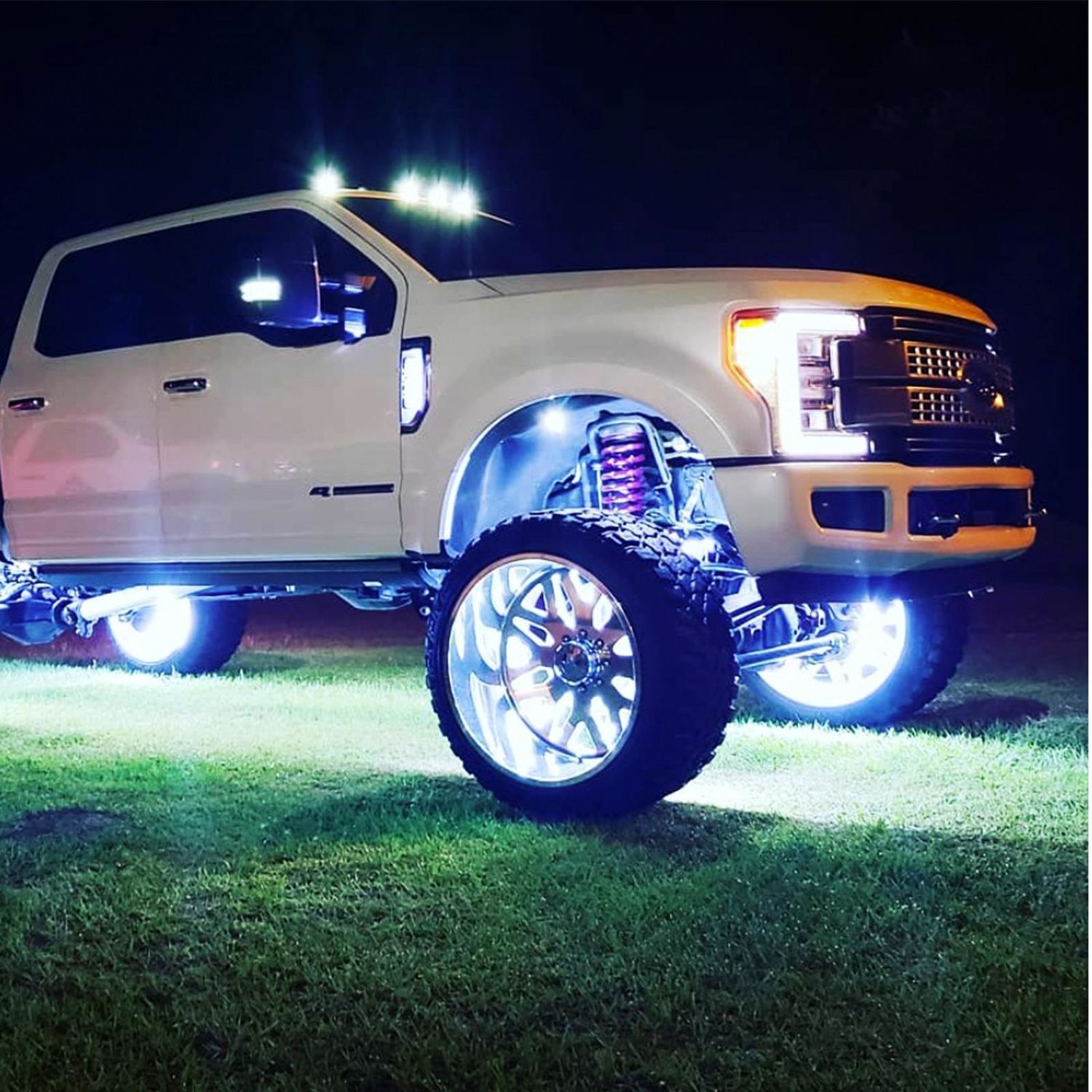 Oracle Lighting White LED Illuminated Wheel Rings