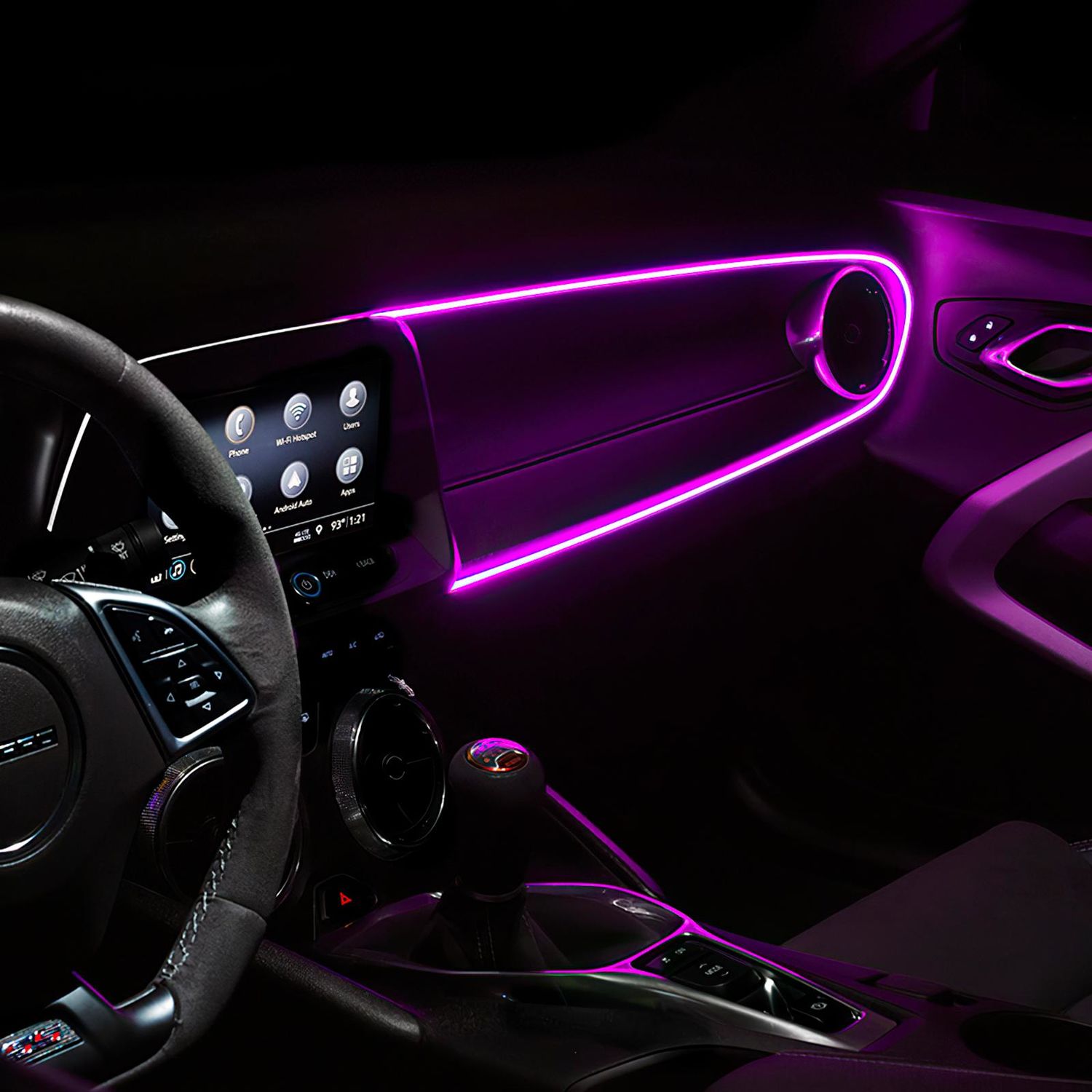 Oracle Lighting Color Shift Fiber Optic LED Interior Kit 4 Piece