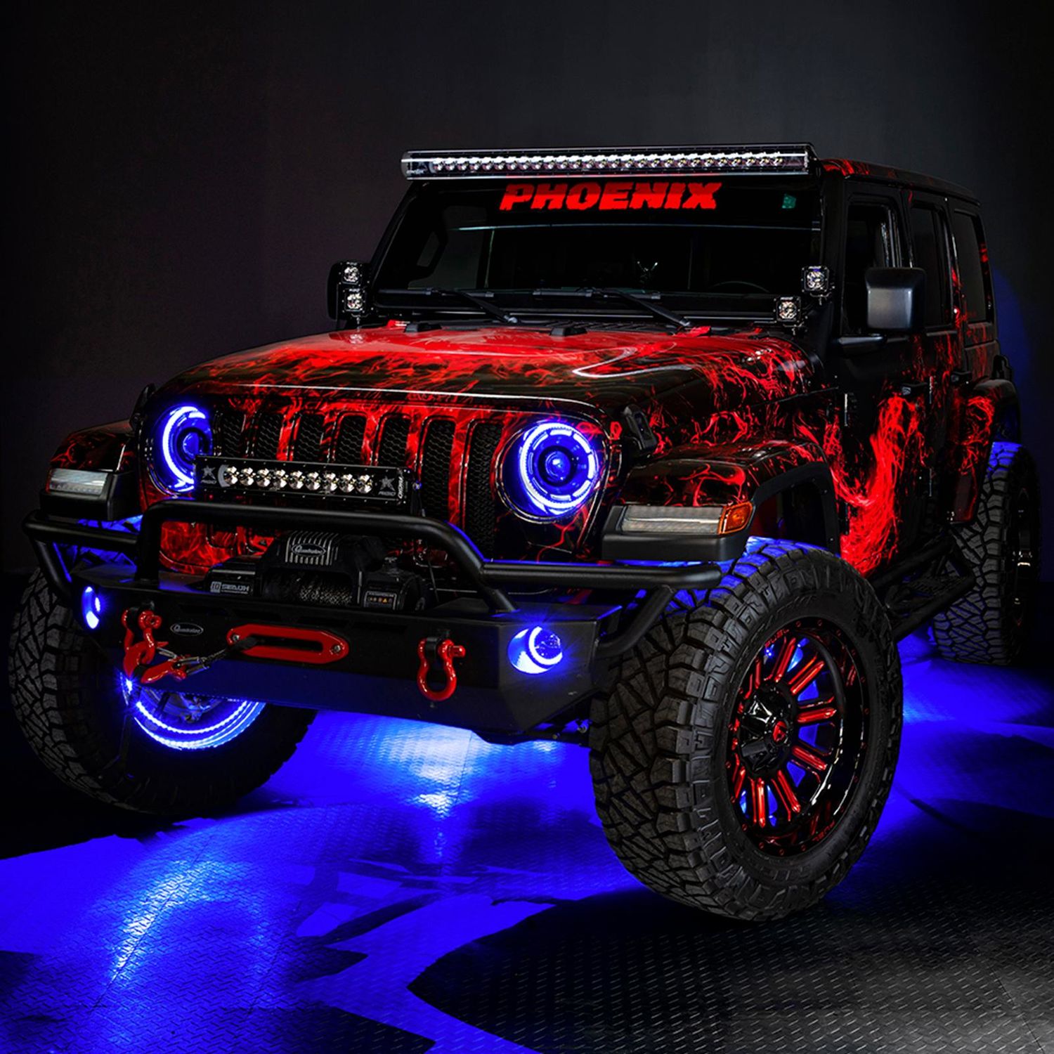 Oracle Lighting Bluetooth and RF Color Shift Underbody Rock Light