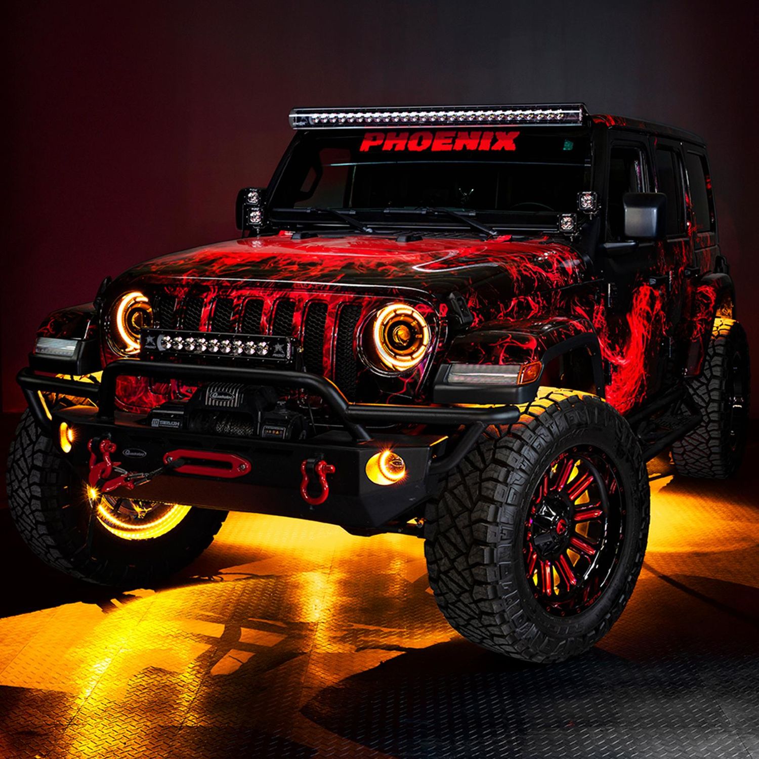 Oracle Lighting Bluetooth and RF Color Shift Underbody Rock Light