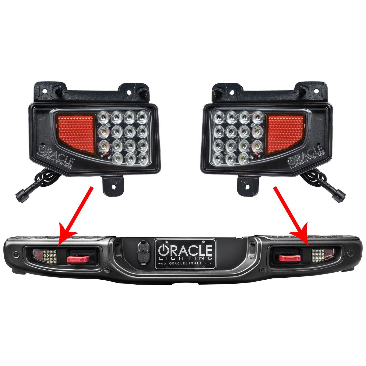 Oracle Lighting Rear Bumper LED Reverse Lights for Jeep Gladiator JT