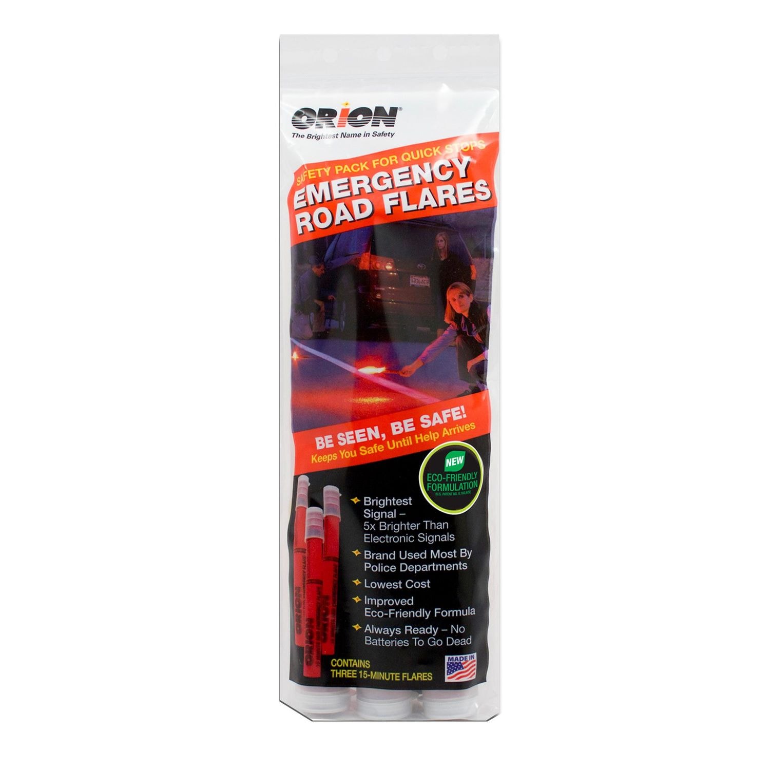 Orion 15 Minute Safety Flares 3 Pack