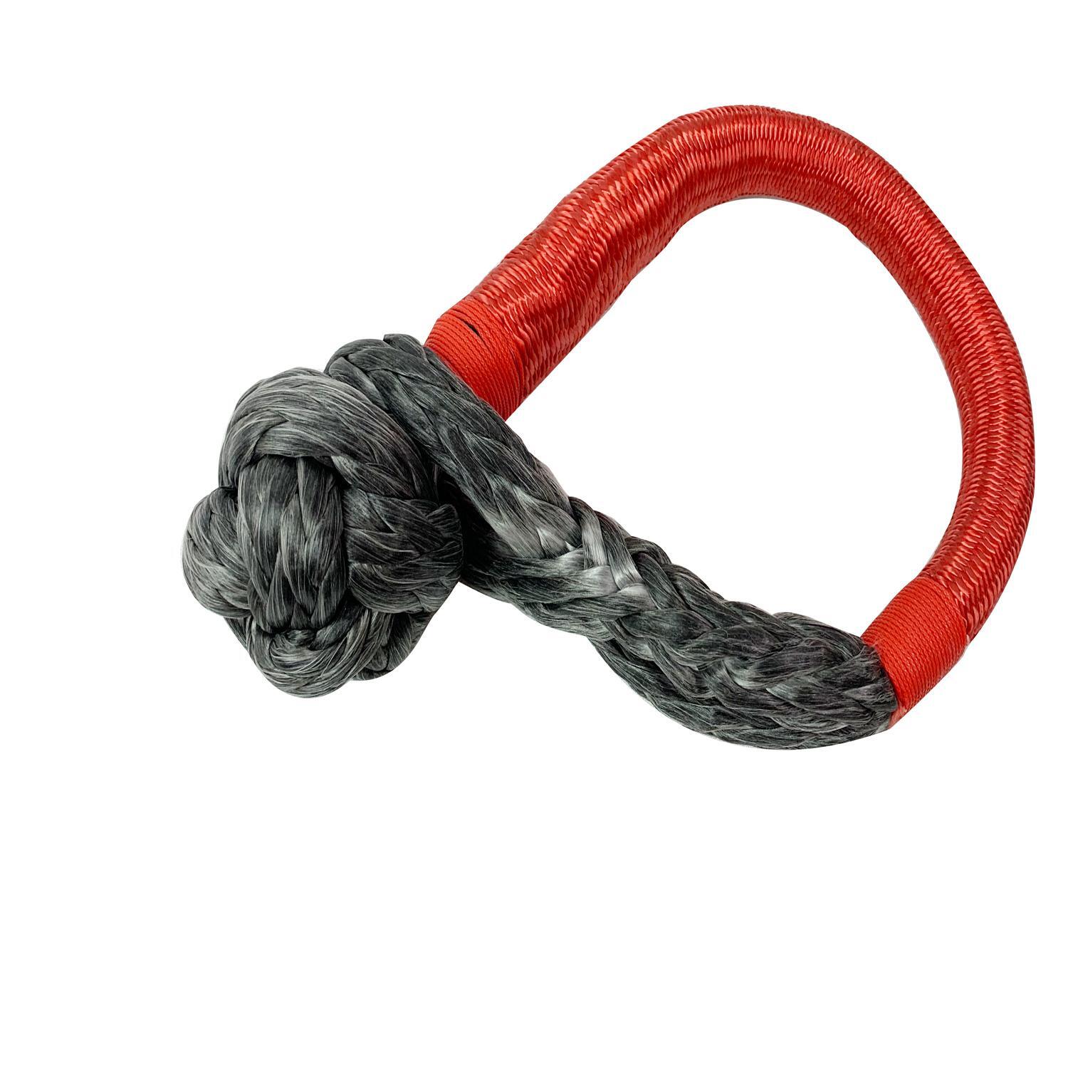 Overland Vehicle Systems Red and Gray 44,000lbs 7/16in Diameter Rope ...