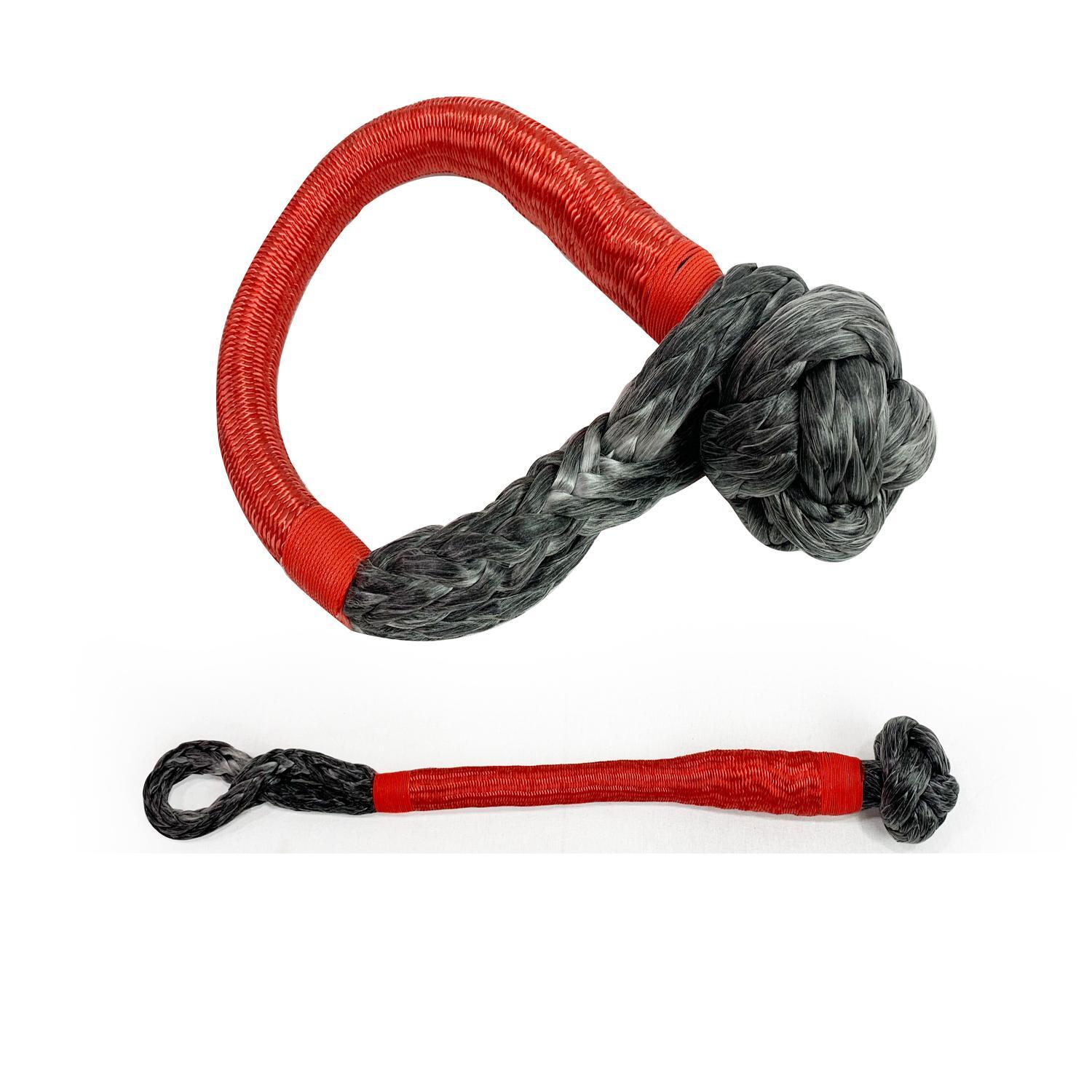 Overland Vehicle Systems Red and Gray 44,000lbs 7/16in Diameter Rope ...