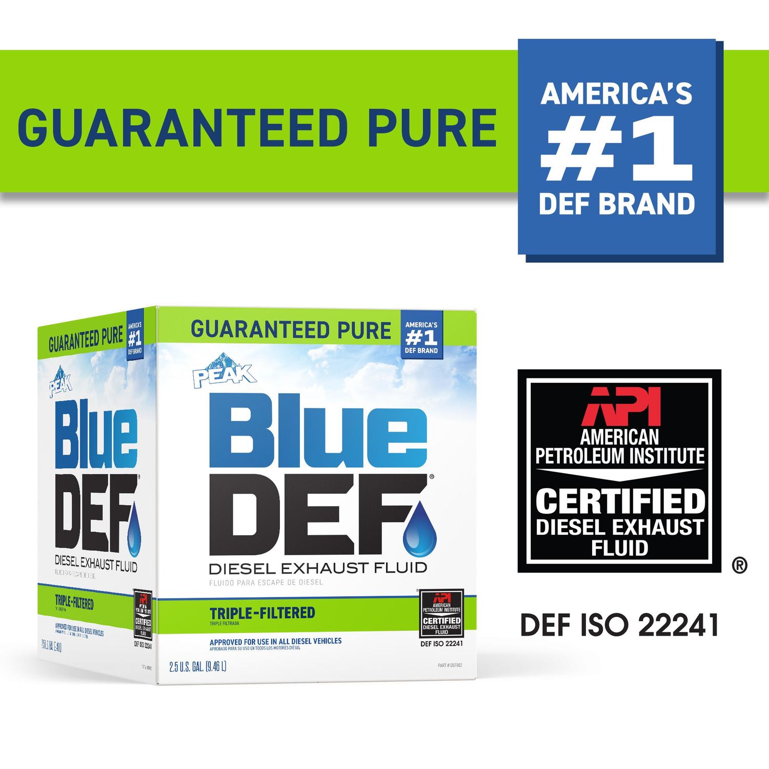 BlueDEF Diesel Exhaust Fluid 2.5 Gallon