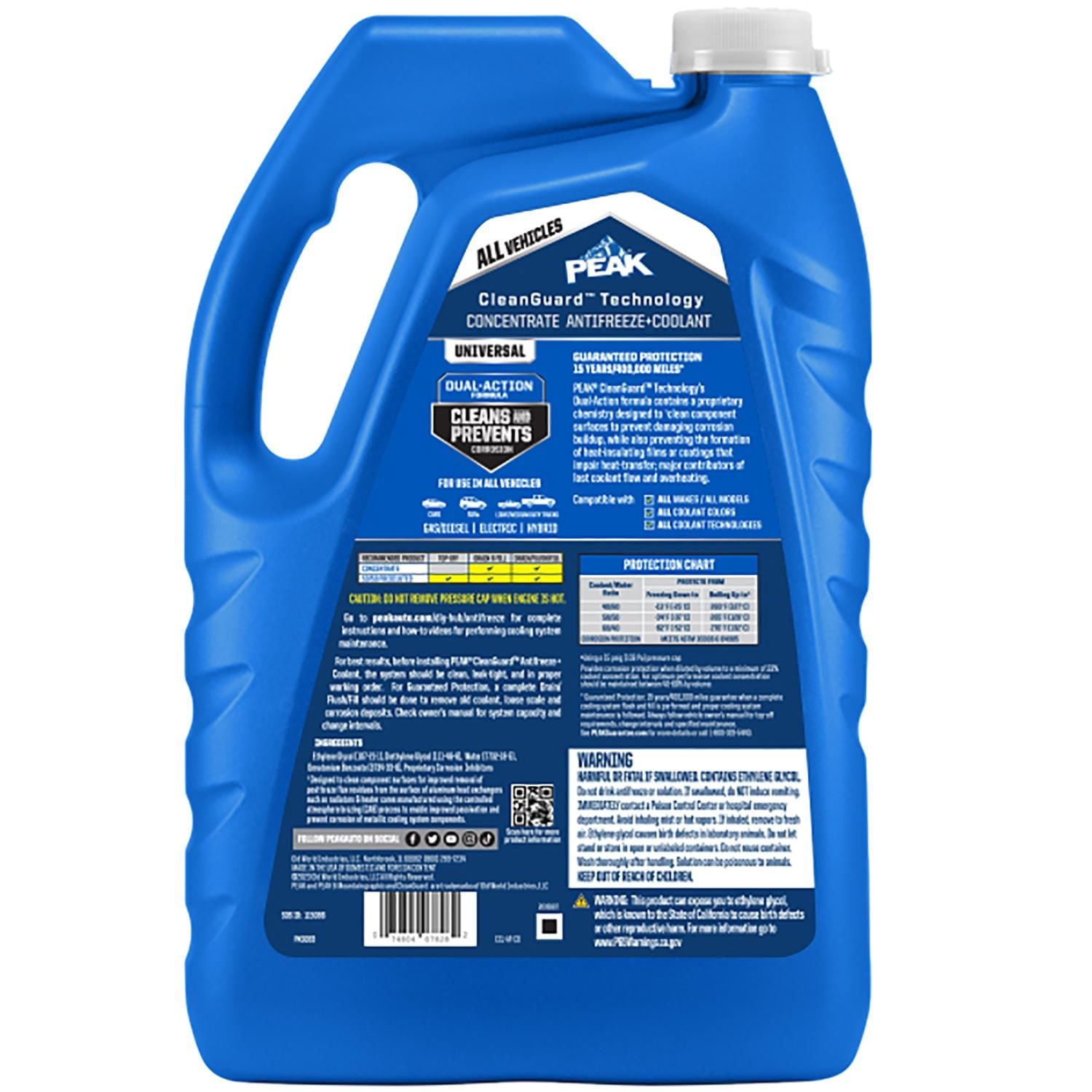 PEAK CleanGuard Technology Universal Antifreeze and Coolant Concentrate