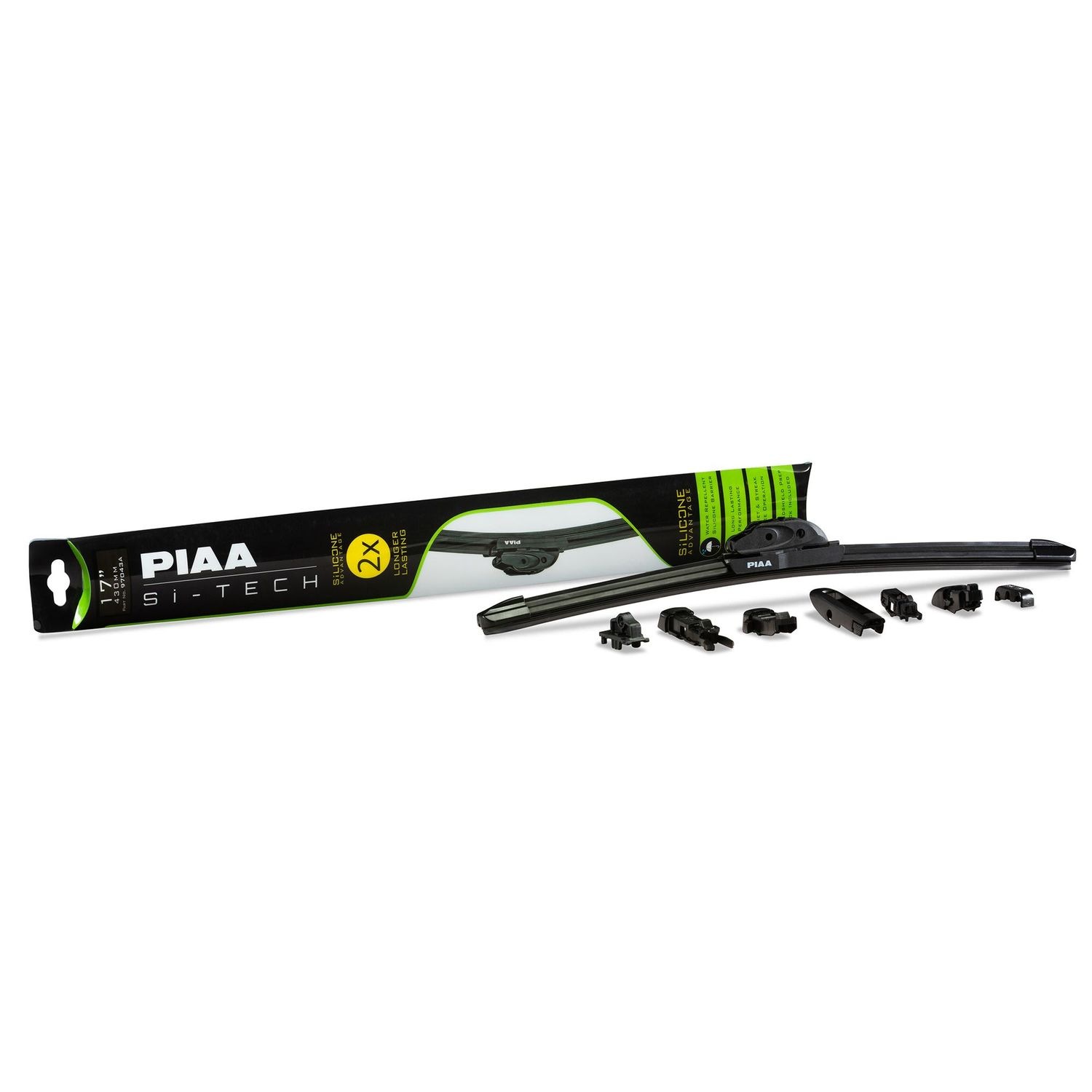PIAA 97035 Si-Tech Silicone Flat Windshield Wiper Blade 97035 - Tint World