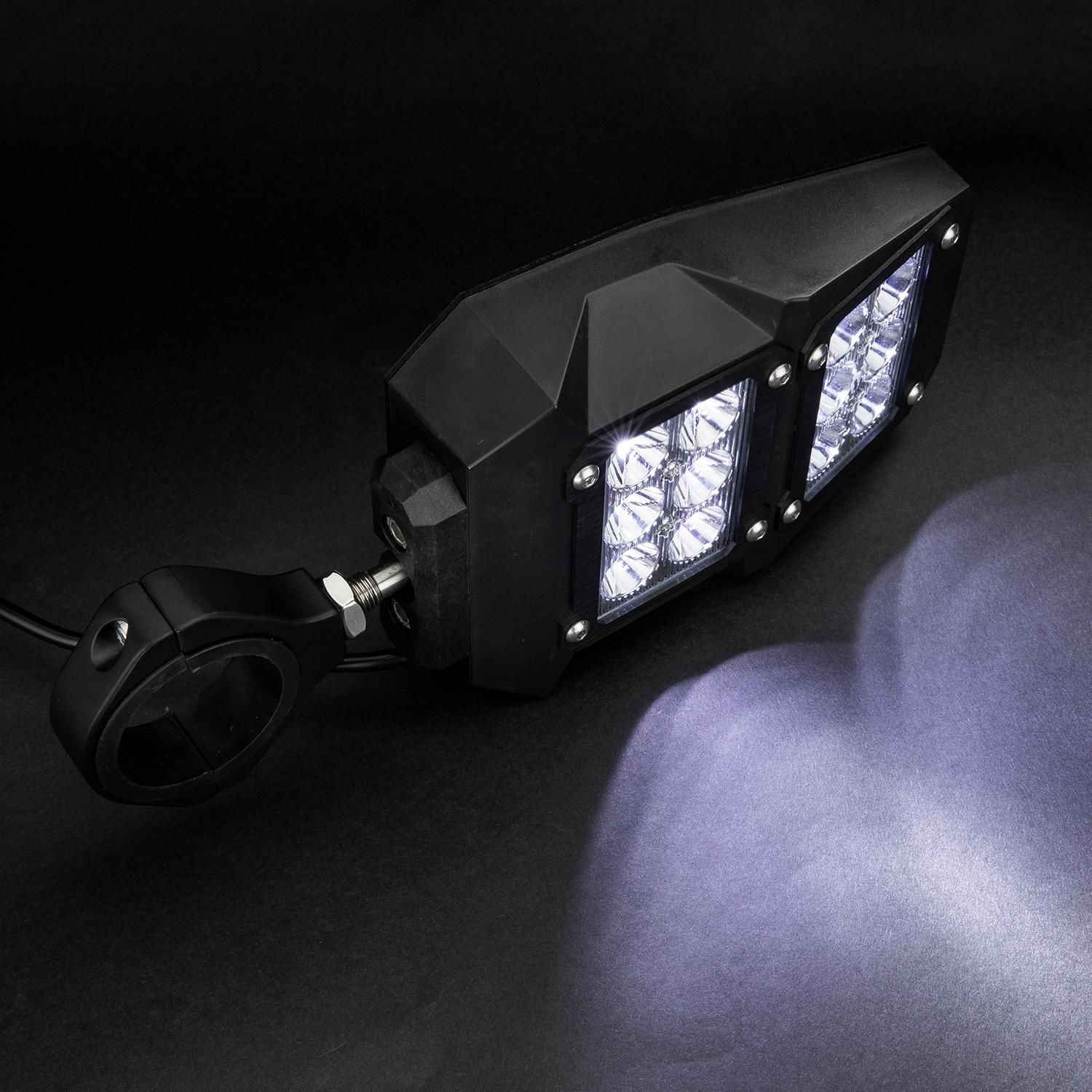 Pilot ATV, UTV Side Mirror with LED Light