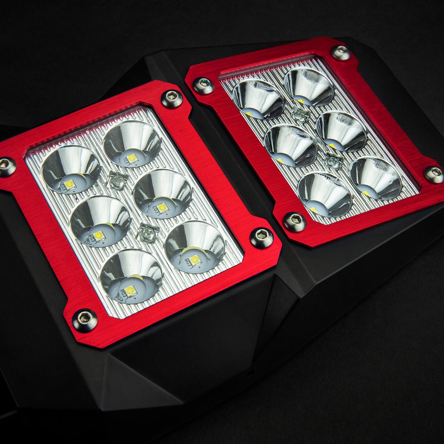 Pilot ATV, UTV Side Mirror with LED Light