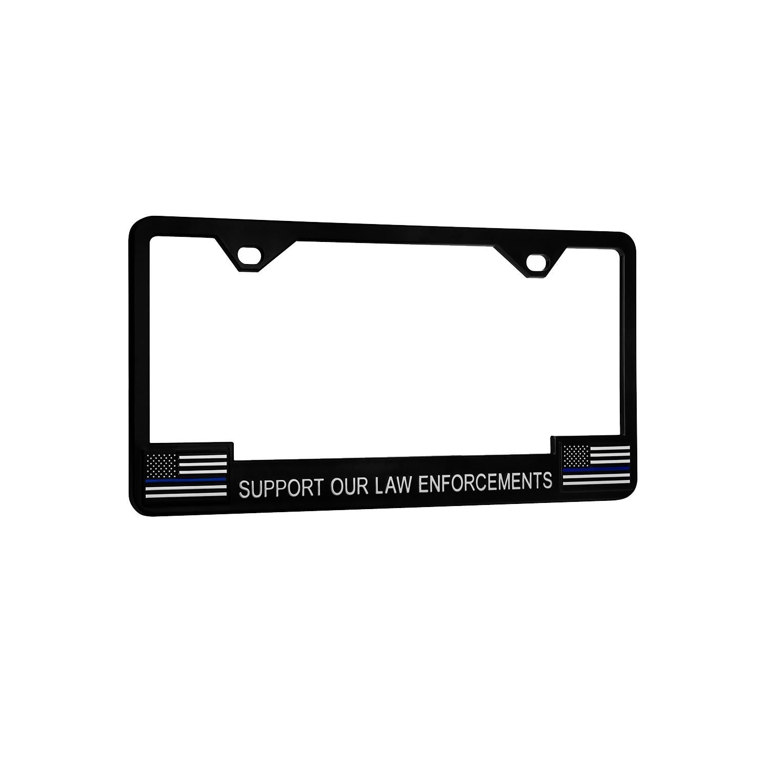 Sheriff Blue Line License Plate – FrontLine Designs, LLC