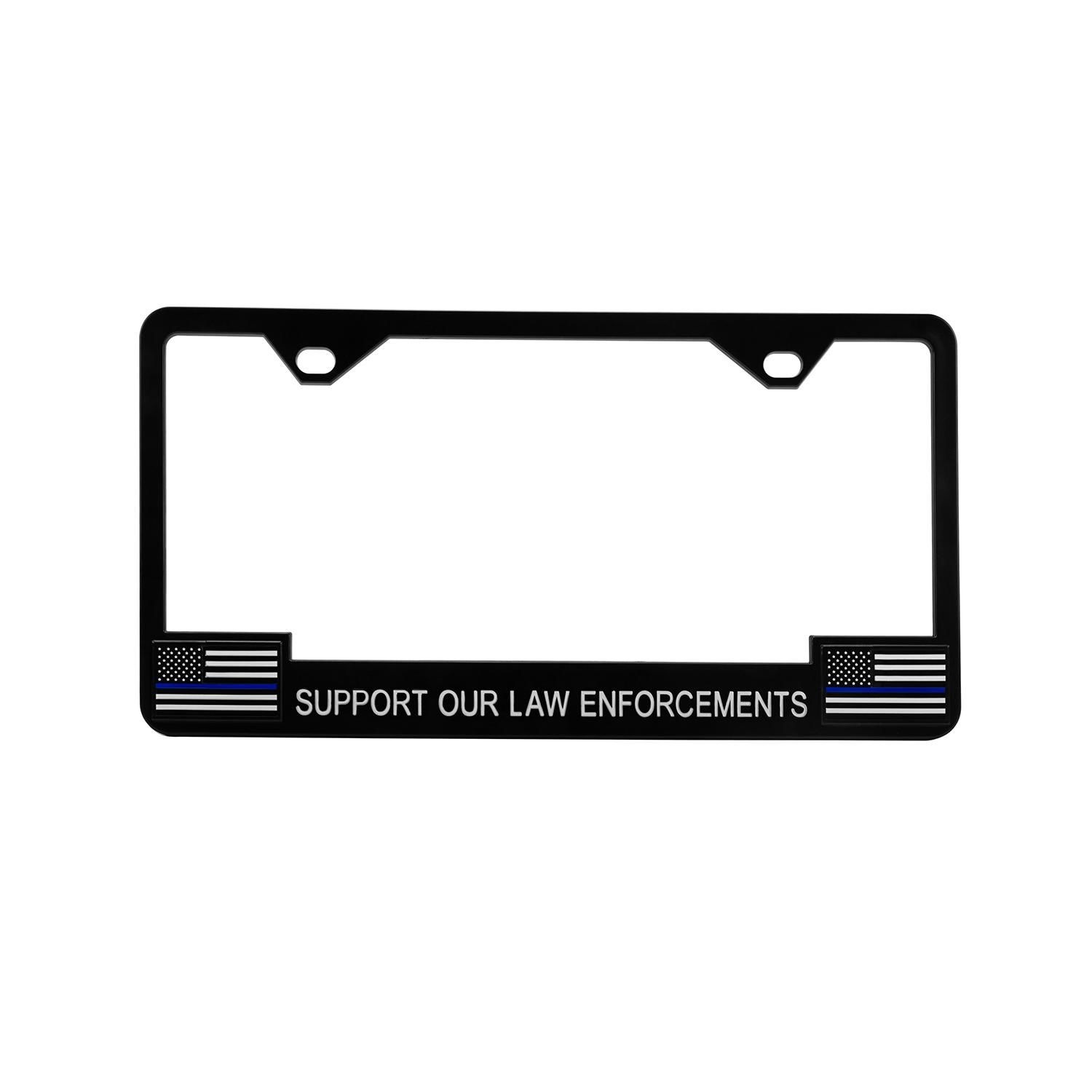 Black license deals plate frame autozone