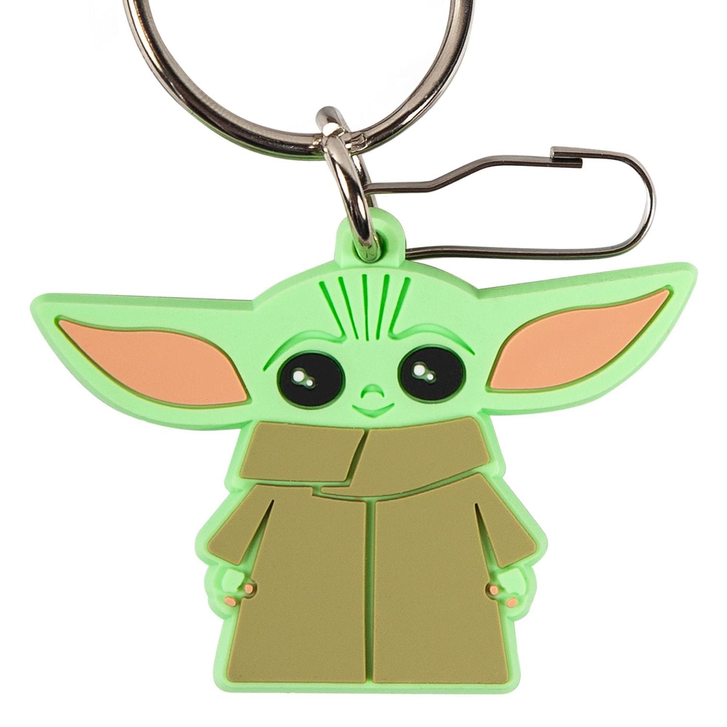 Plasticolor 004414R01 Star Wars Mandalorian Baby Yoda The Child Lanyard  para llaves o insignias