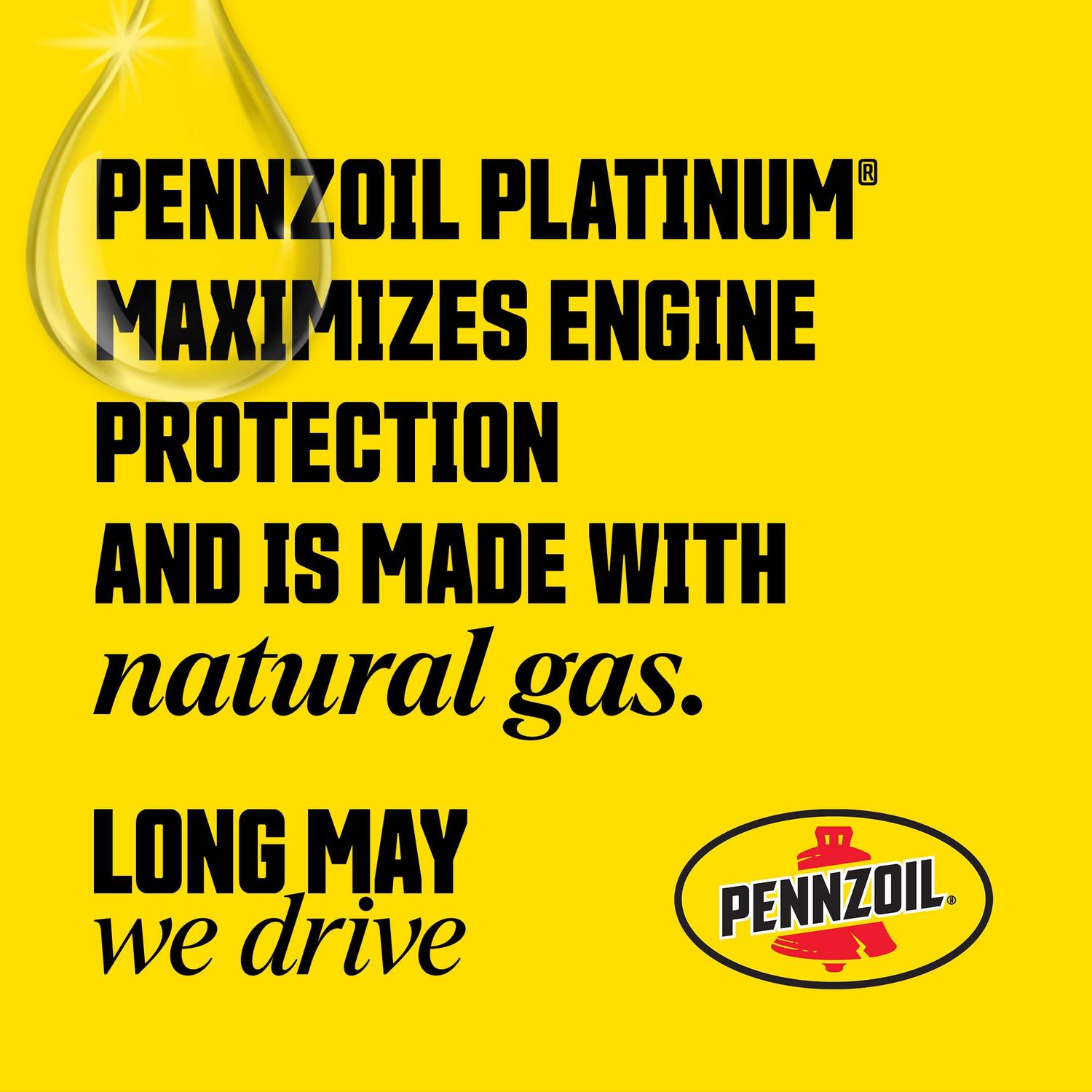 Pennzoil Platinum Full Synthetic Engine Oil 0W-20 1 Quart