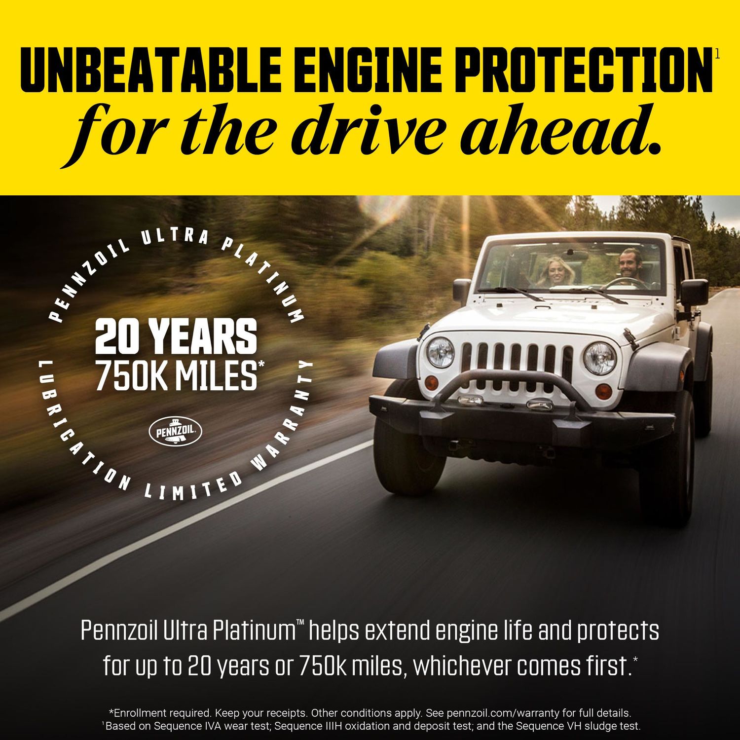 Pennzoil Full Synthetic Engine Oil 0W-20 5 Quart