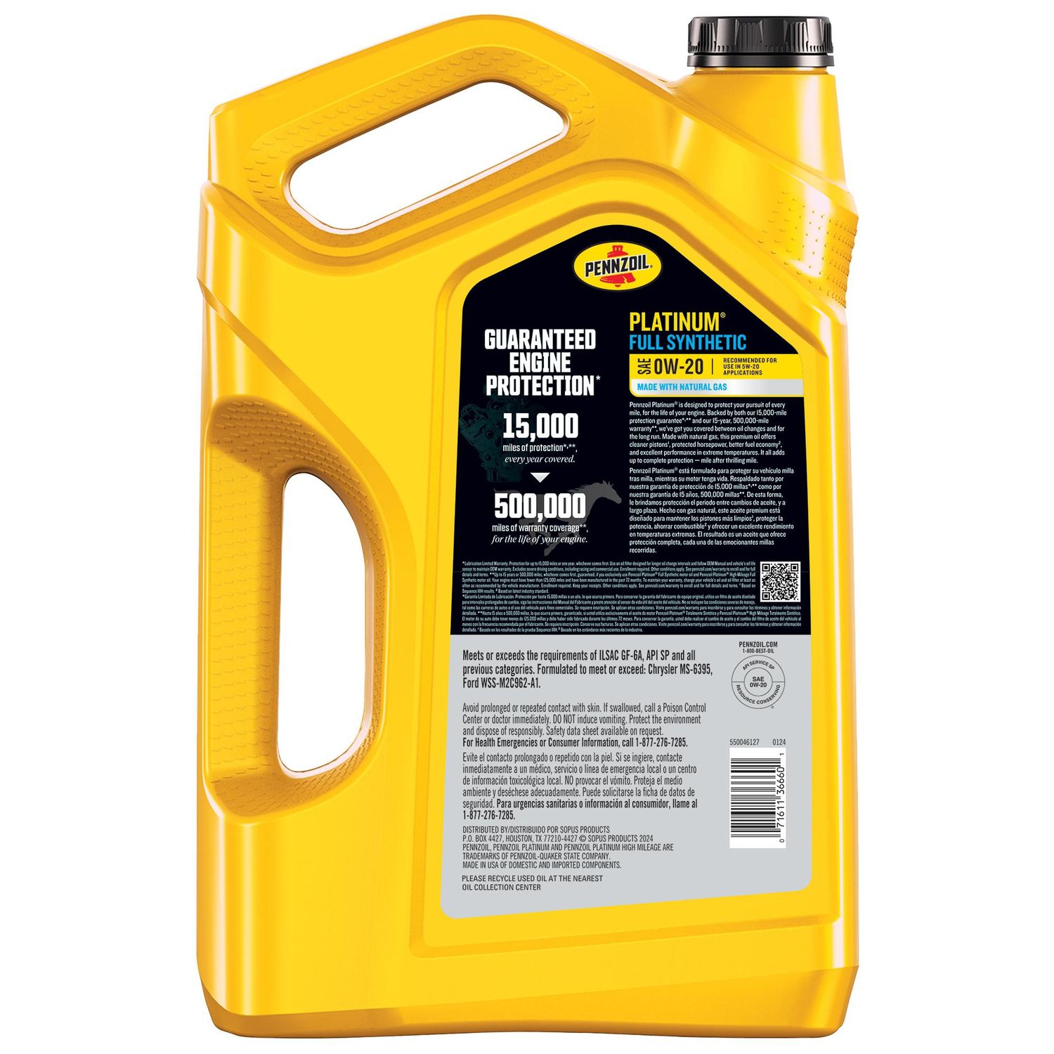 【新品】PENNZOIL PLATINUM 0W-20｜ペンズオイル プラチナム 71YfHO8zDaL._AC_UL210_SR210,