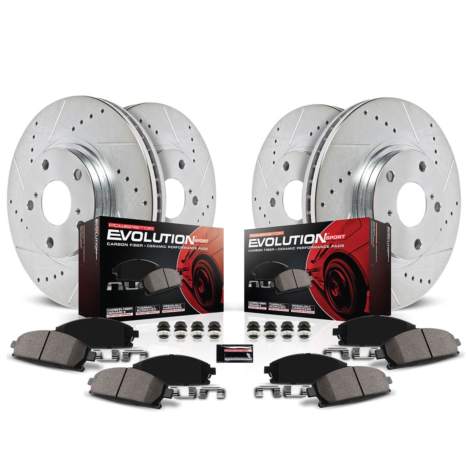 PowerStop Performance Brake Pads Rotors Kit K7907