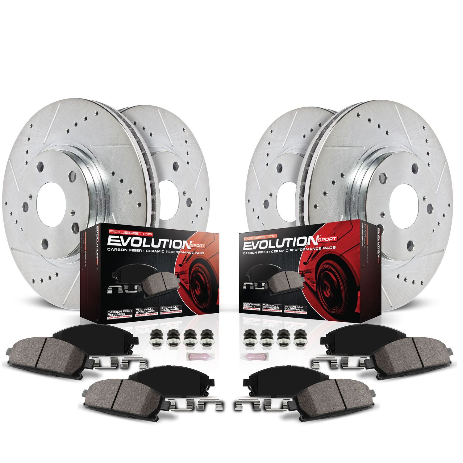 PowerStop Performance Brake Pads Rotors Kit K8348