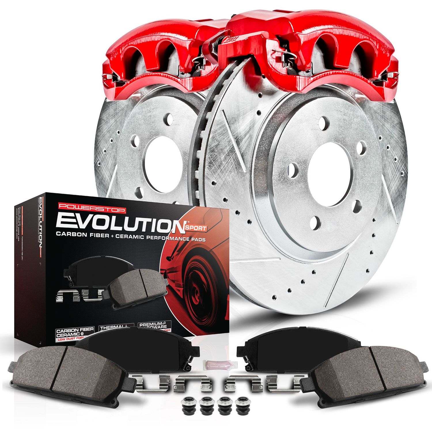 PowerStop Performance Brake Pads Rotors Kit KC4744A