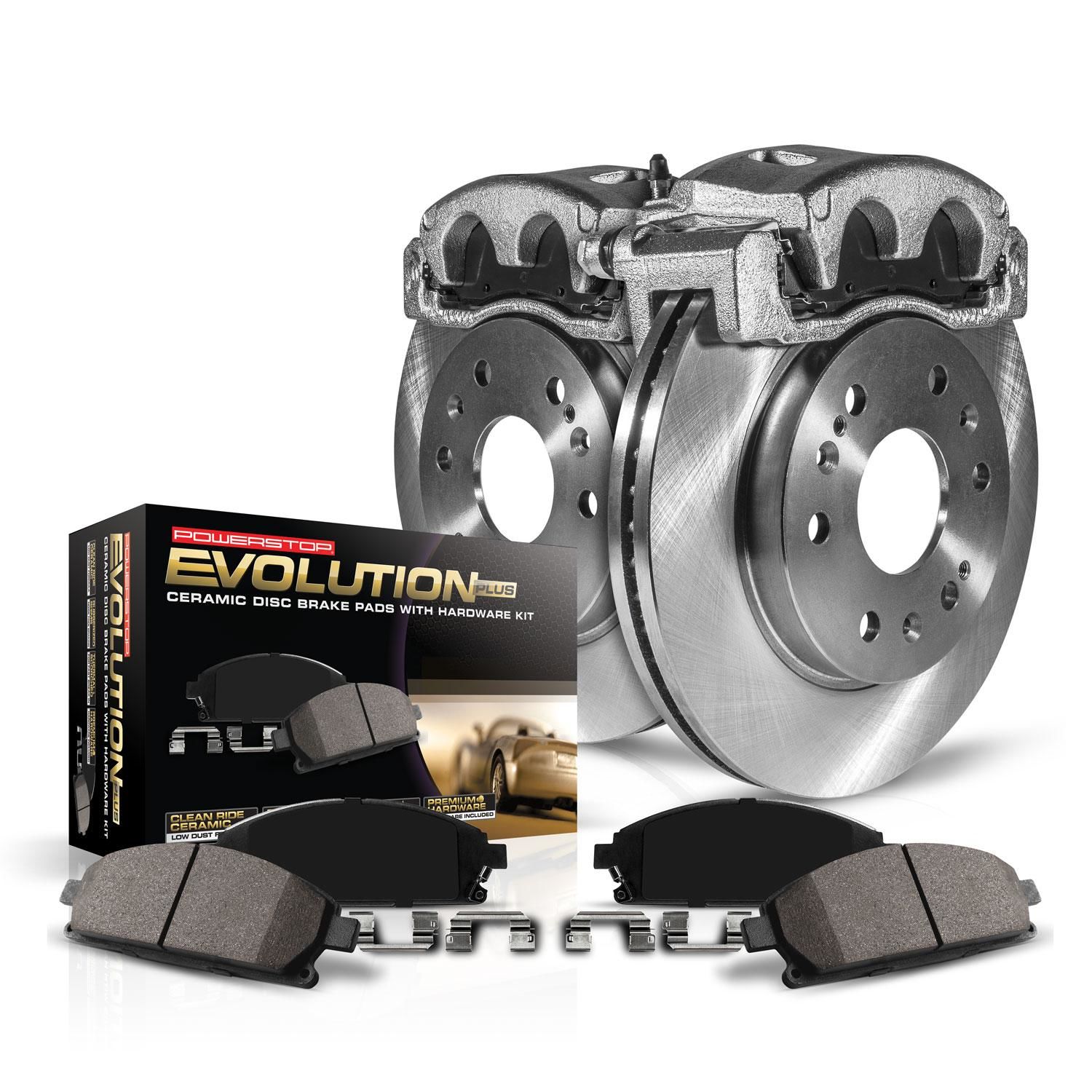 PowerStop Performance Brake Pads Rotors Kit KCOE2069