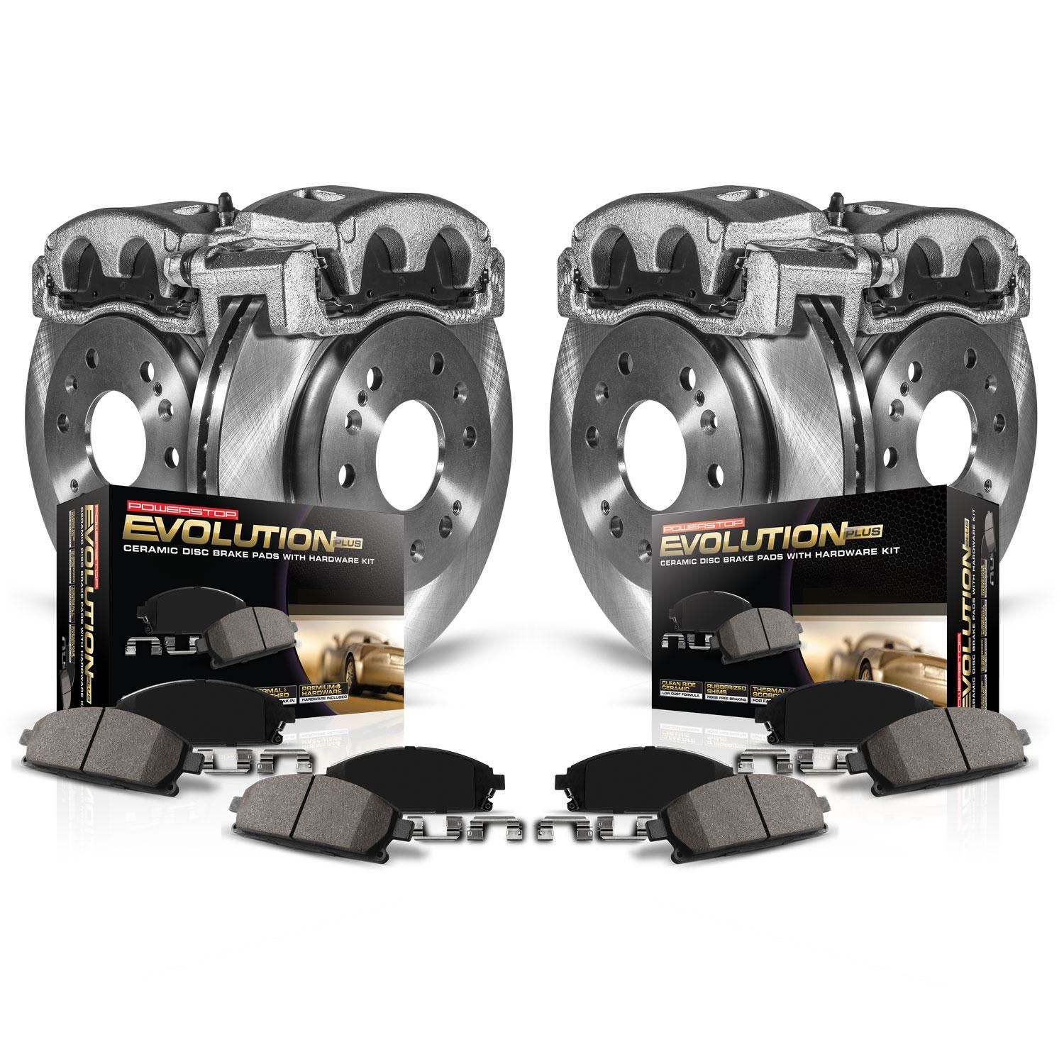 PowerStop Performance Brake Pads Rotors Kit KCOE529