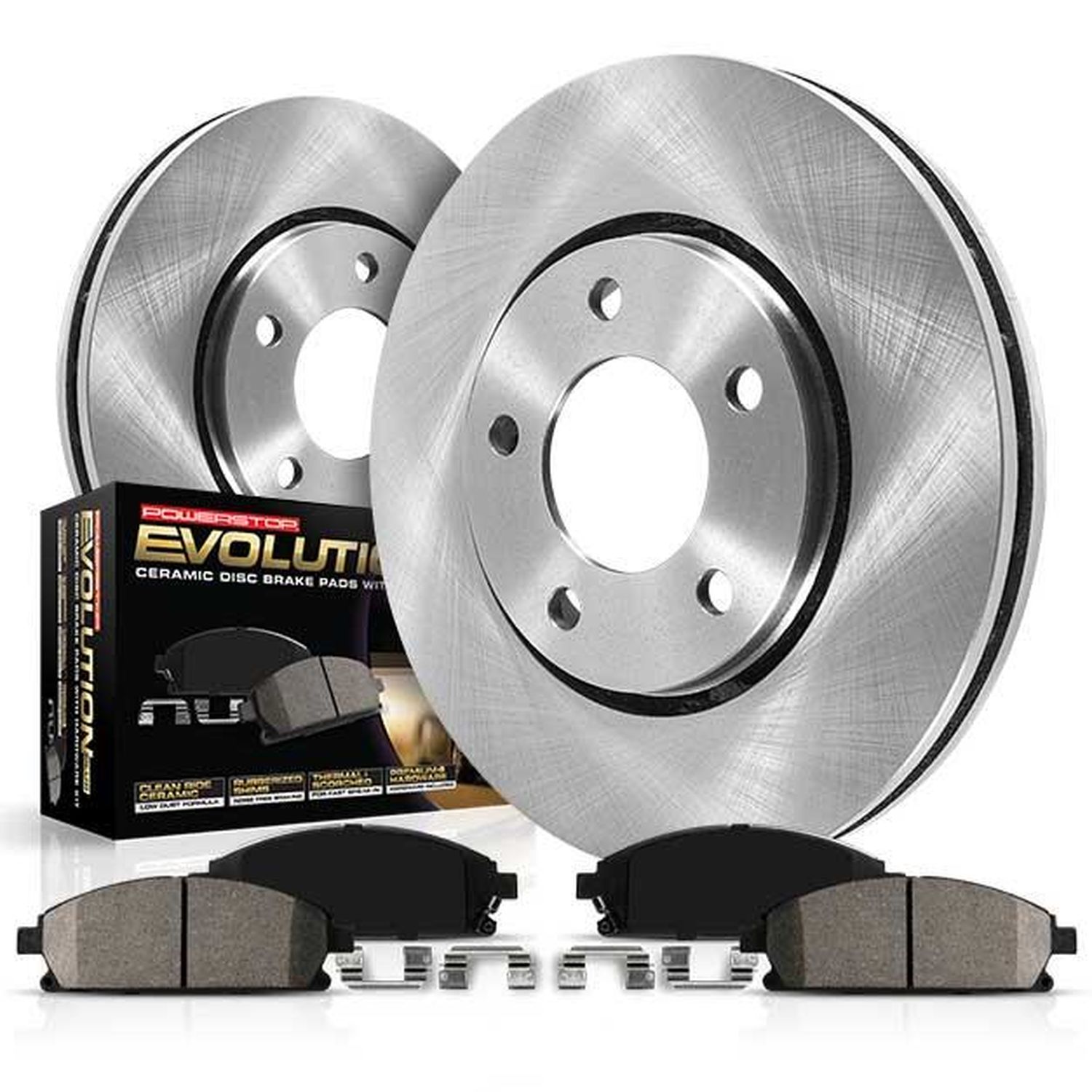 PowerStop Performance Brake Pads Rotors Kit KOE6884
