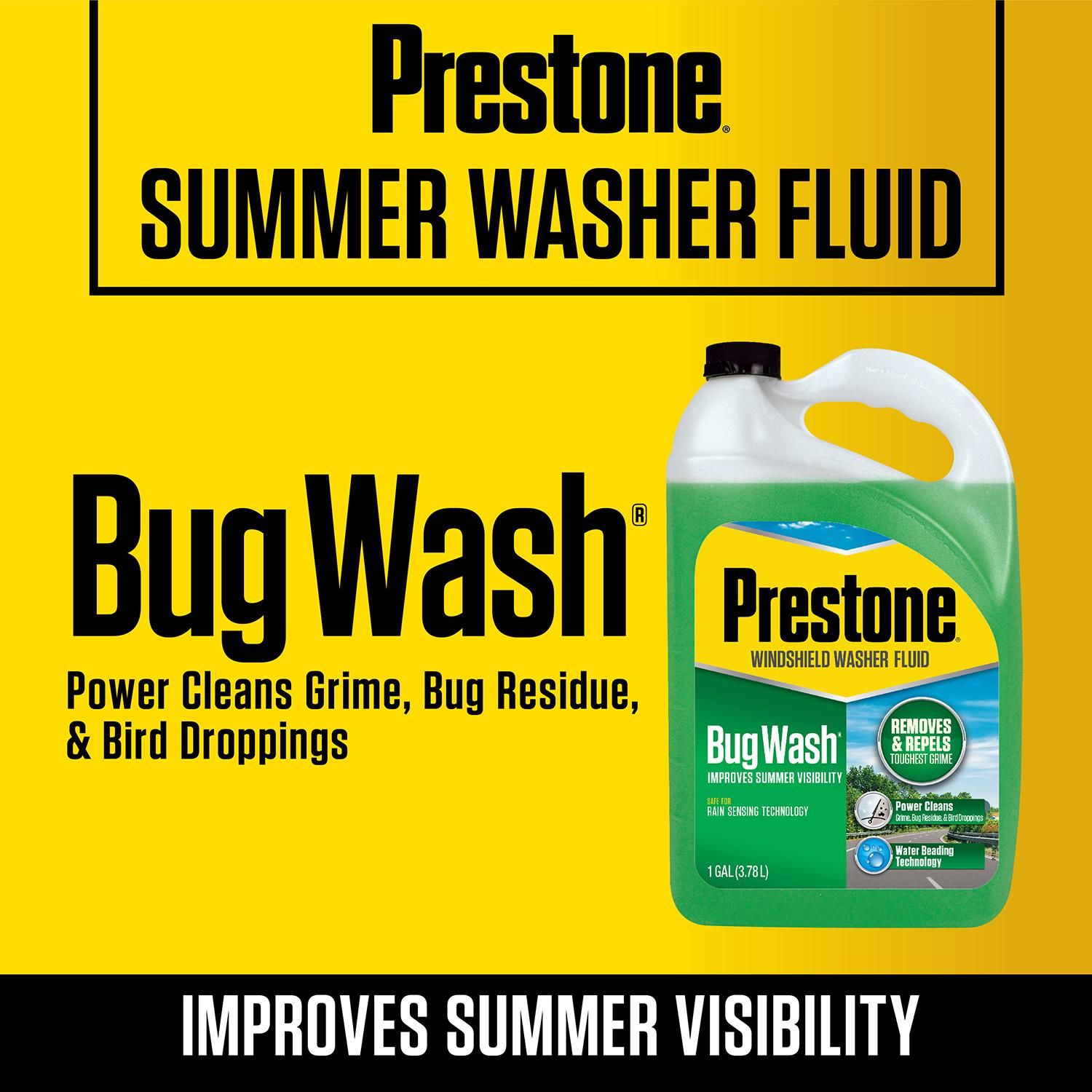 Prestone -32 Degree Bug Wash 1 Gallon