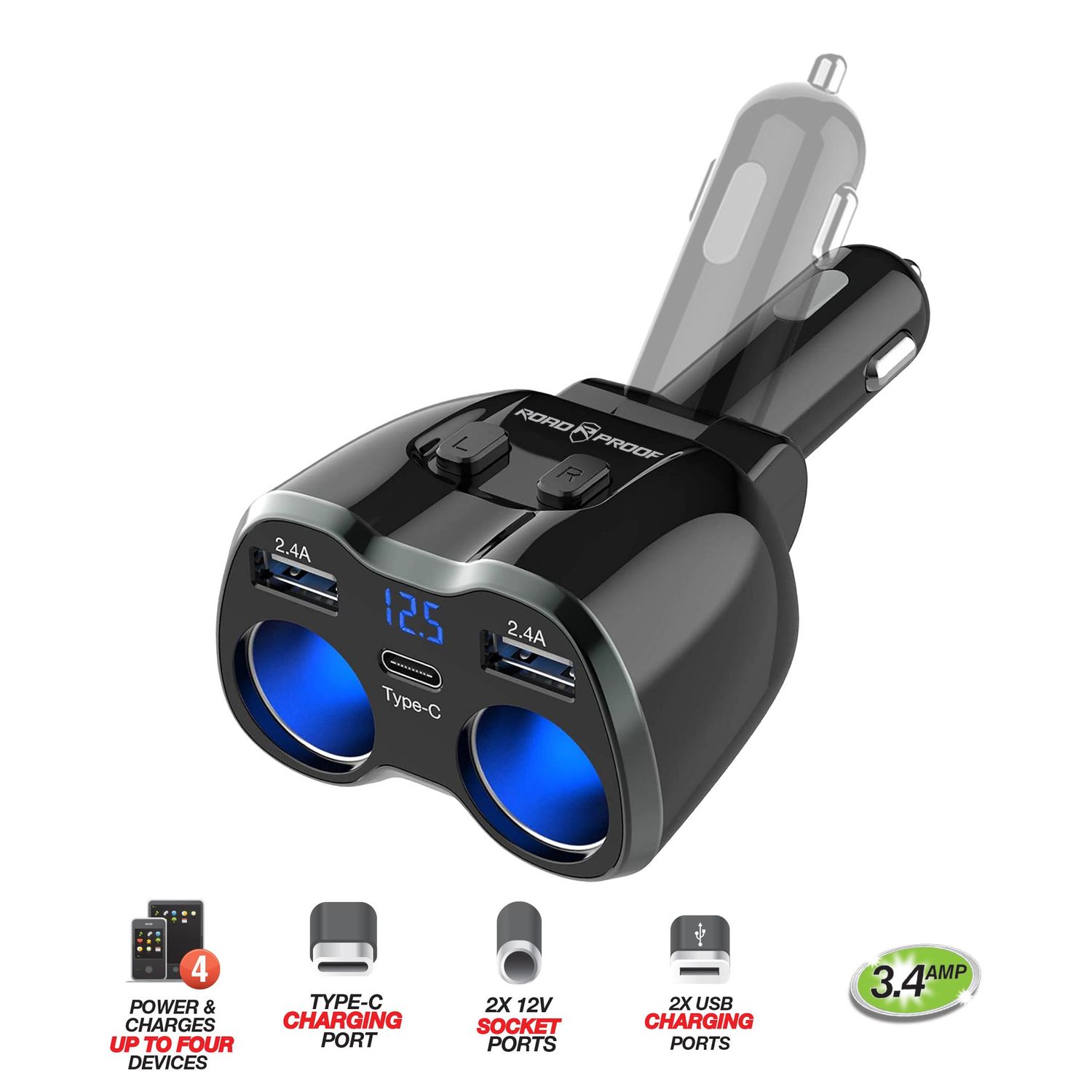 Charging - Dual USB 12V Car Charger