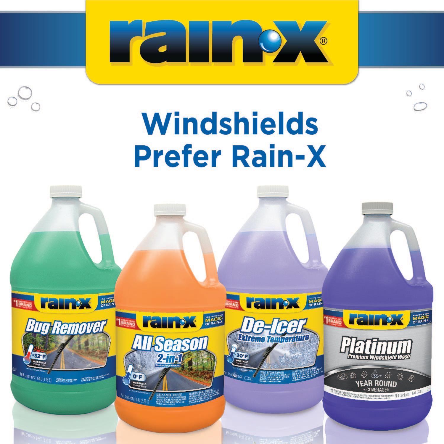 RainX All Season 0 Degree Windshield Washer Fluid 1 Gallon