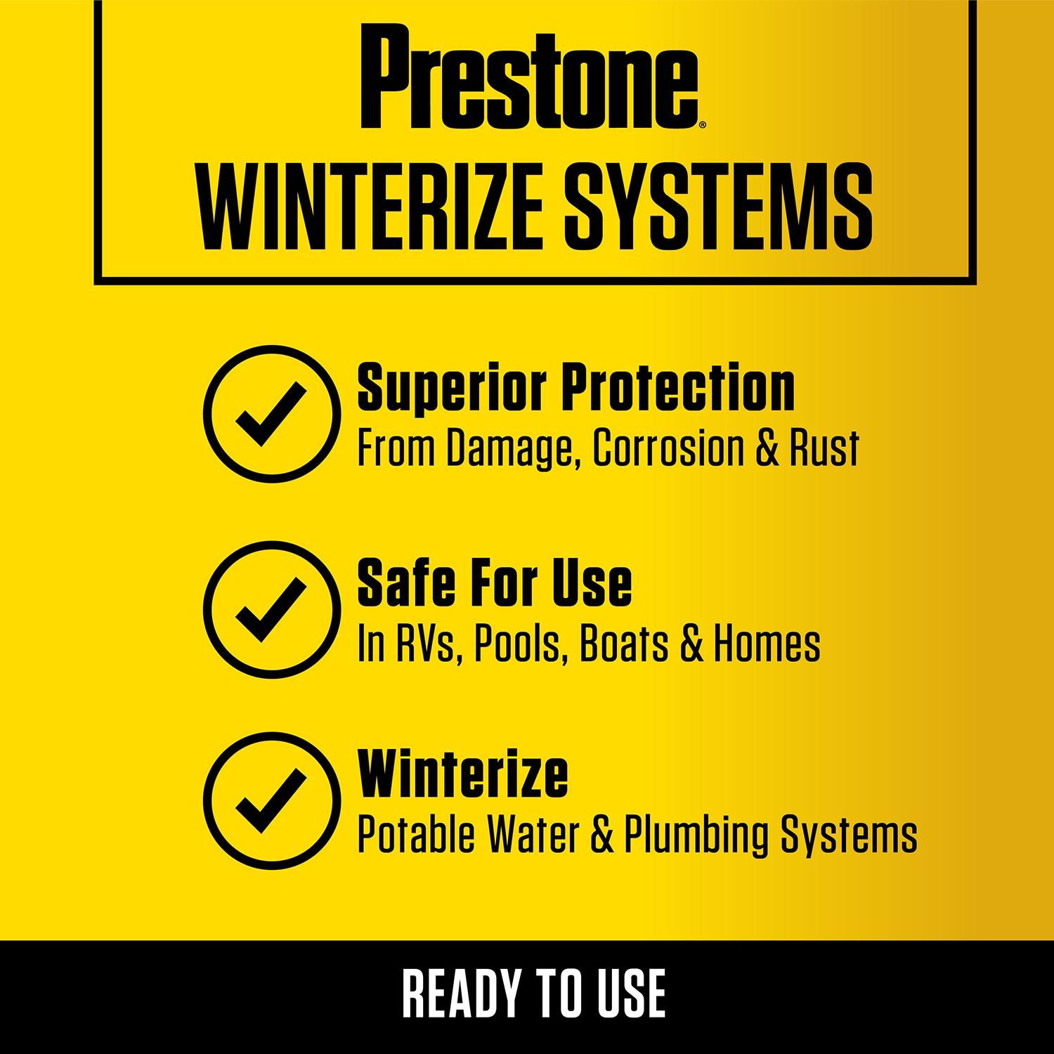 Prestone RV, Pool, and Marine Antifreeze Ready-To-Use