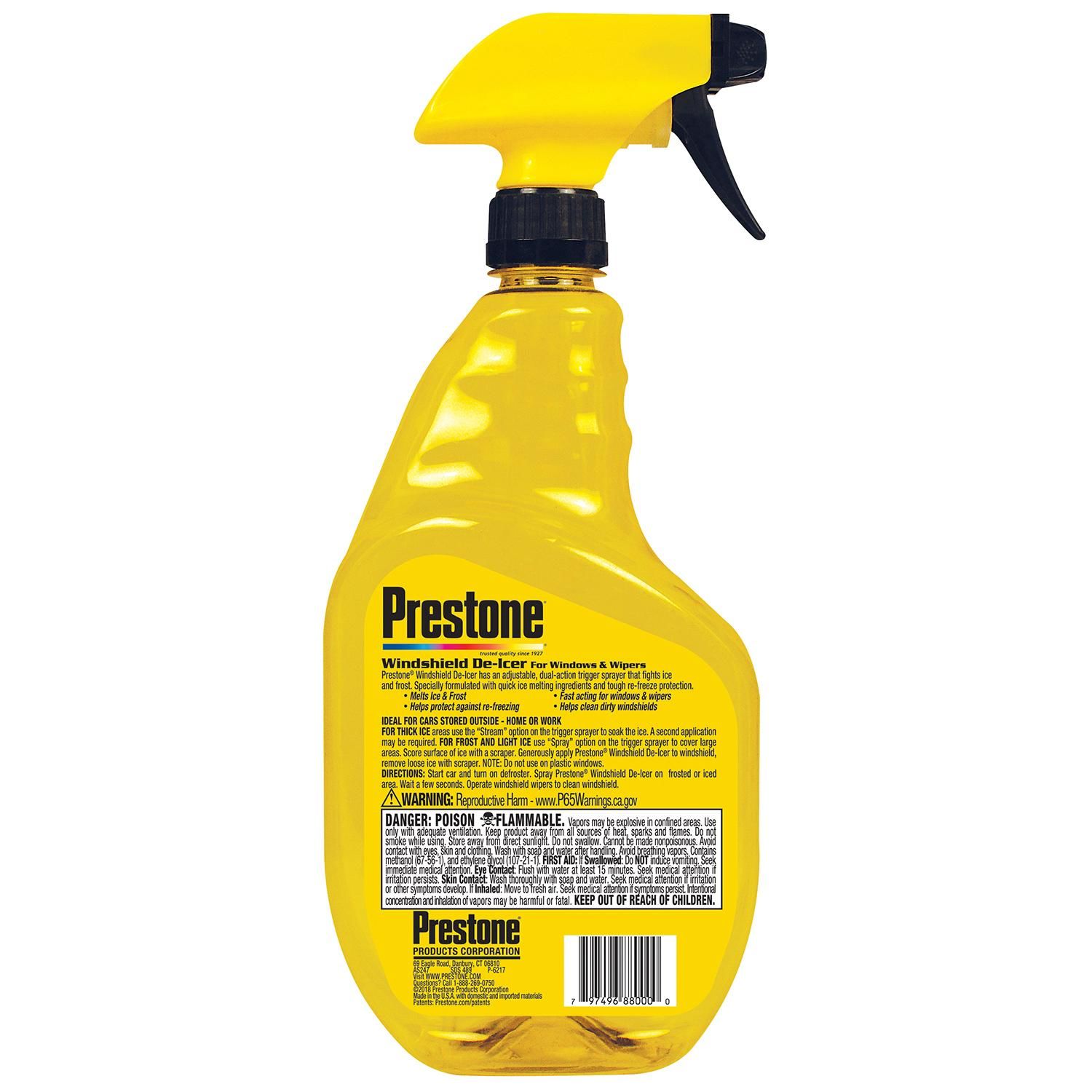 Prestone 32 oz. Windshield Spray DeIcer