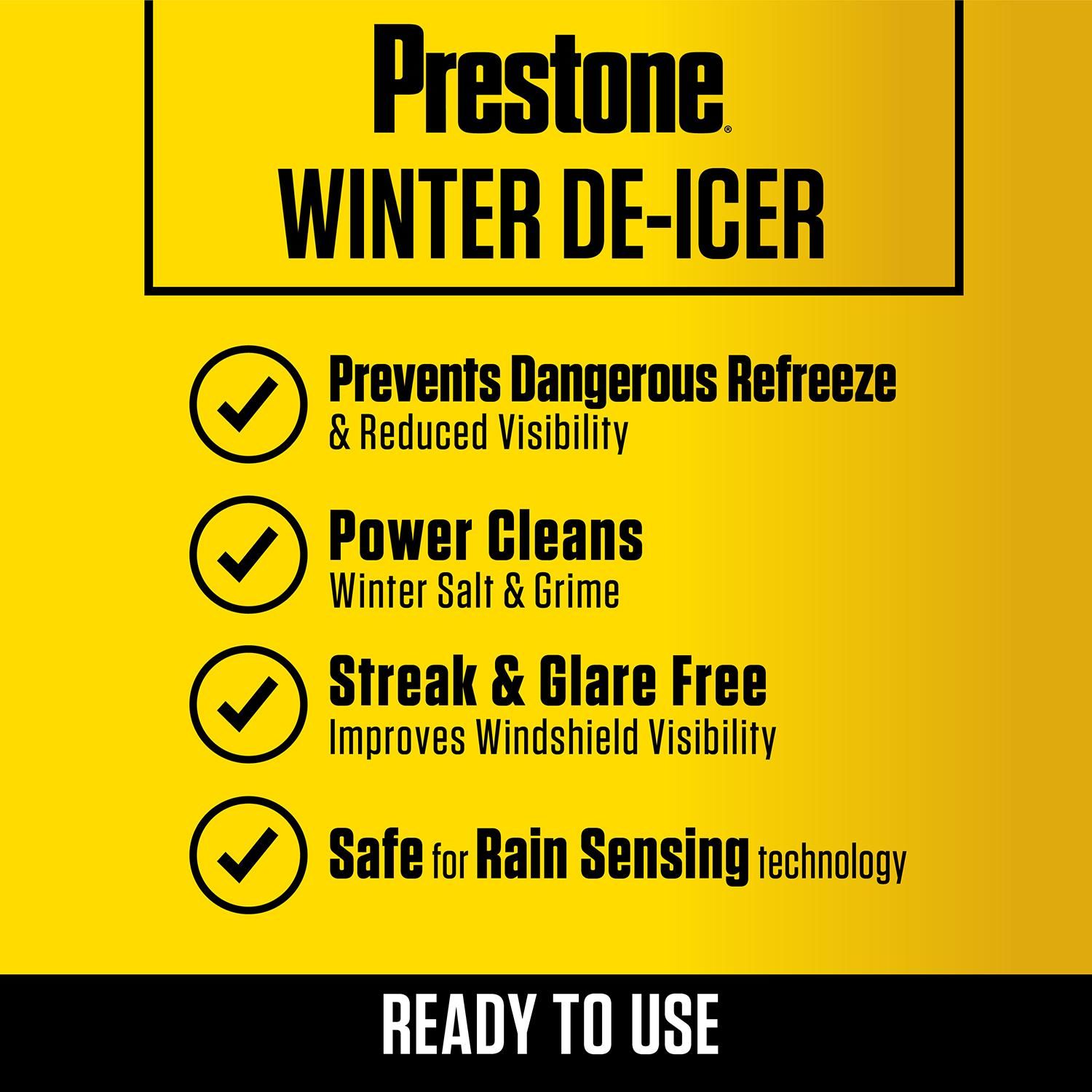 Prestone DeIcer Winter Windshield Washer Fluid
