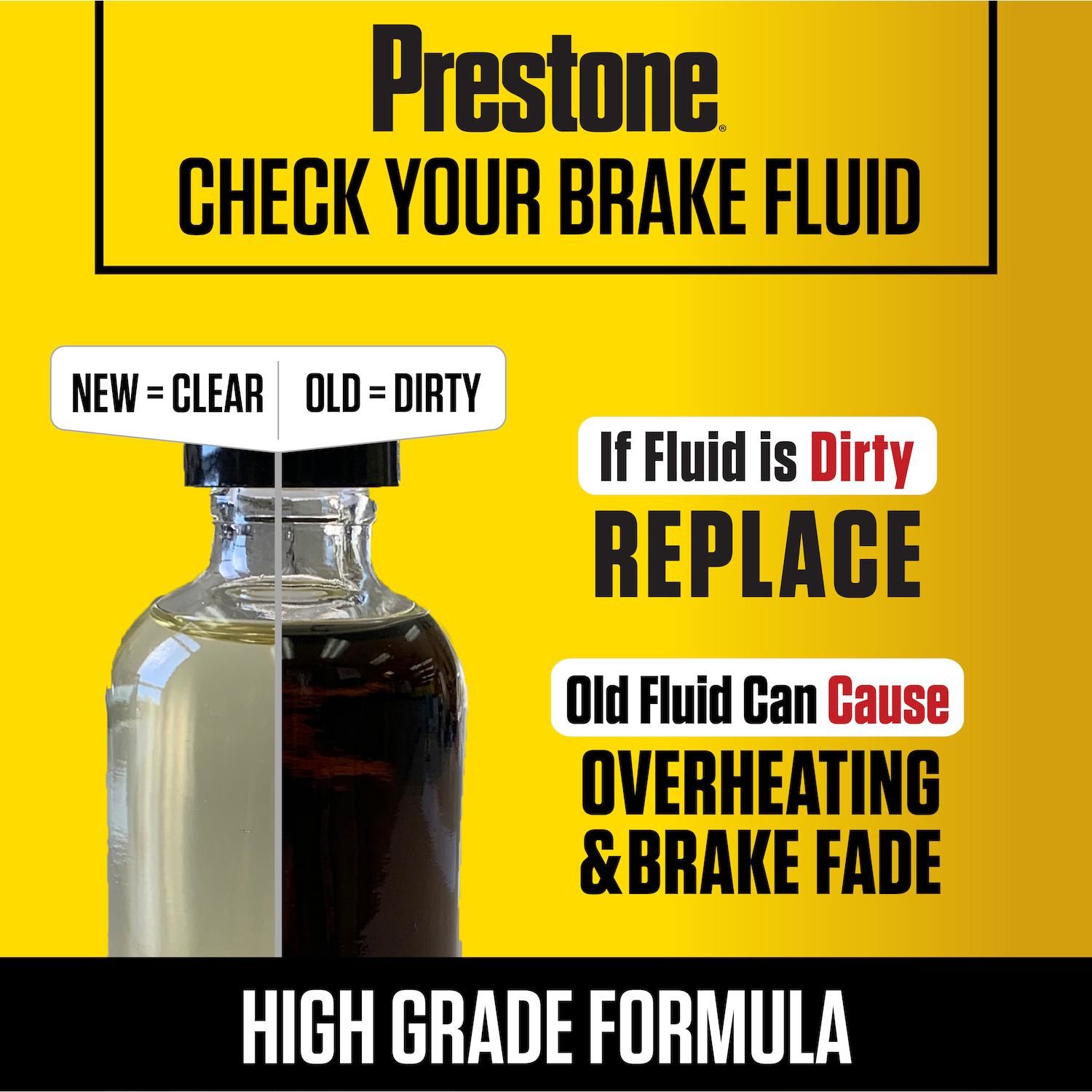 Prestone DOT 4 Brake Fluid 12 ounce