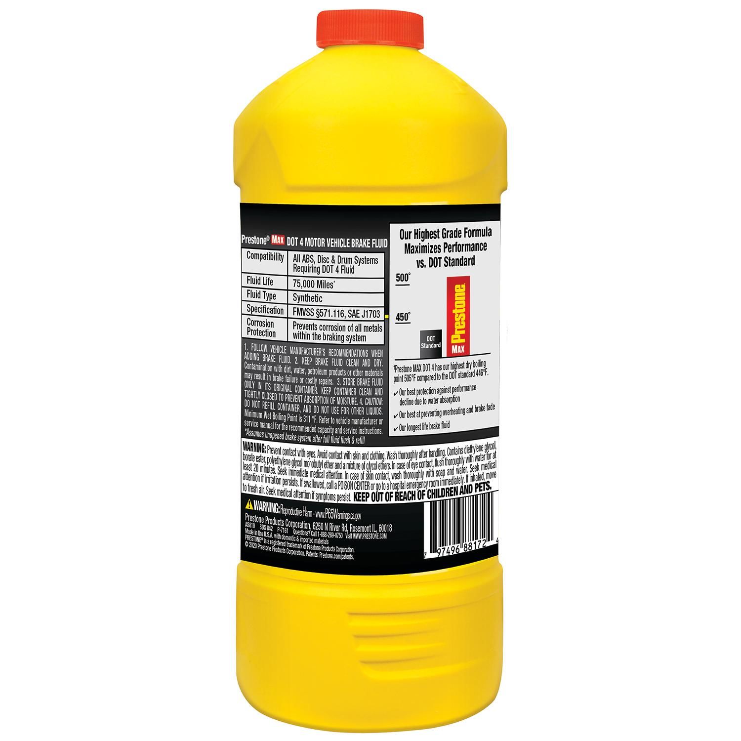 Prestone DOT 4 Brake Fluid Prestone DOT 4 Brake Fluid